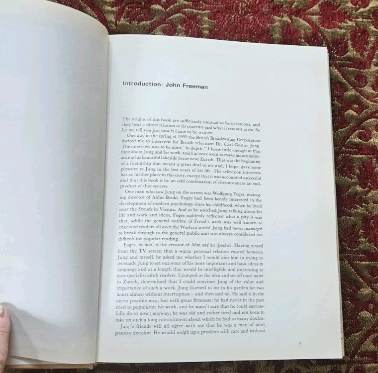 1979. Man and His Symbols By Carl G. Jung Illustrated Black, White & Color HC/DJ