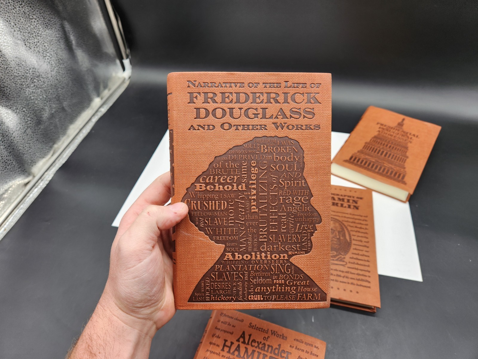 COMMON SENSE, FREDERICK DOUGLASS, FRANKLIN HAMILTON 5 Faux Leather