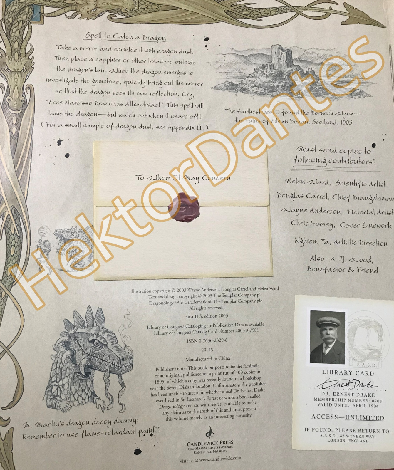 Ologies Ser.: Dragonology: The Complete Book of Dragons by Ernest Drake (2003,