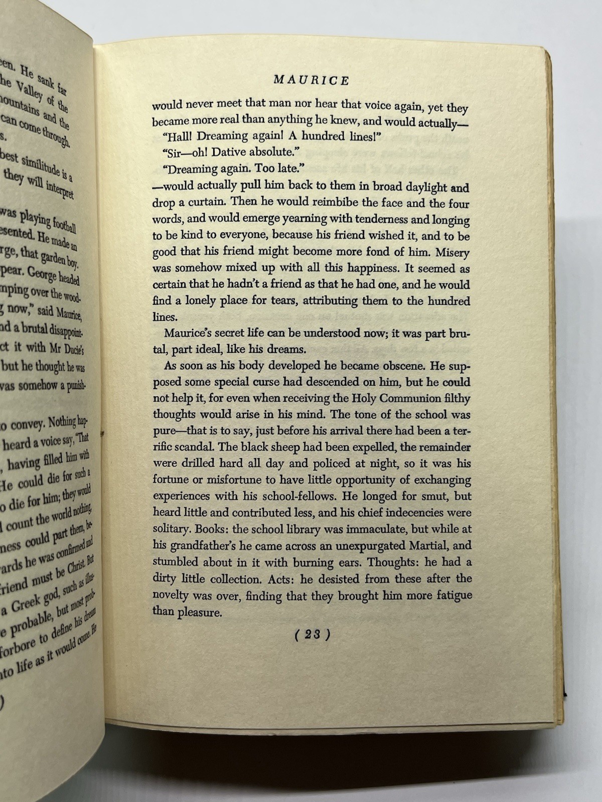Maurice: A Novel (1st THUS) by E. M. Forster