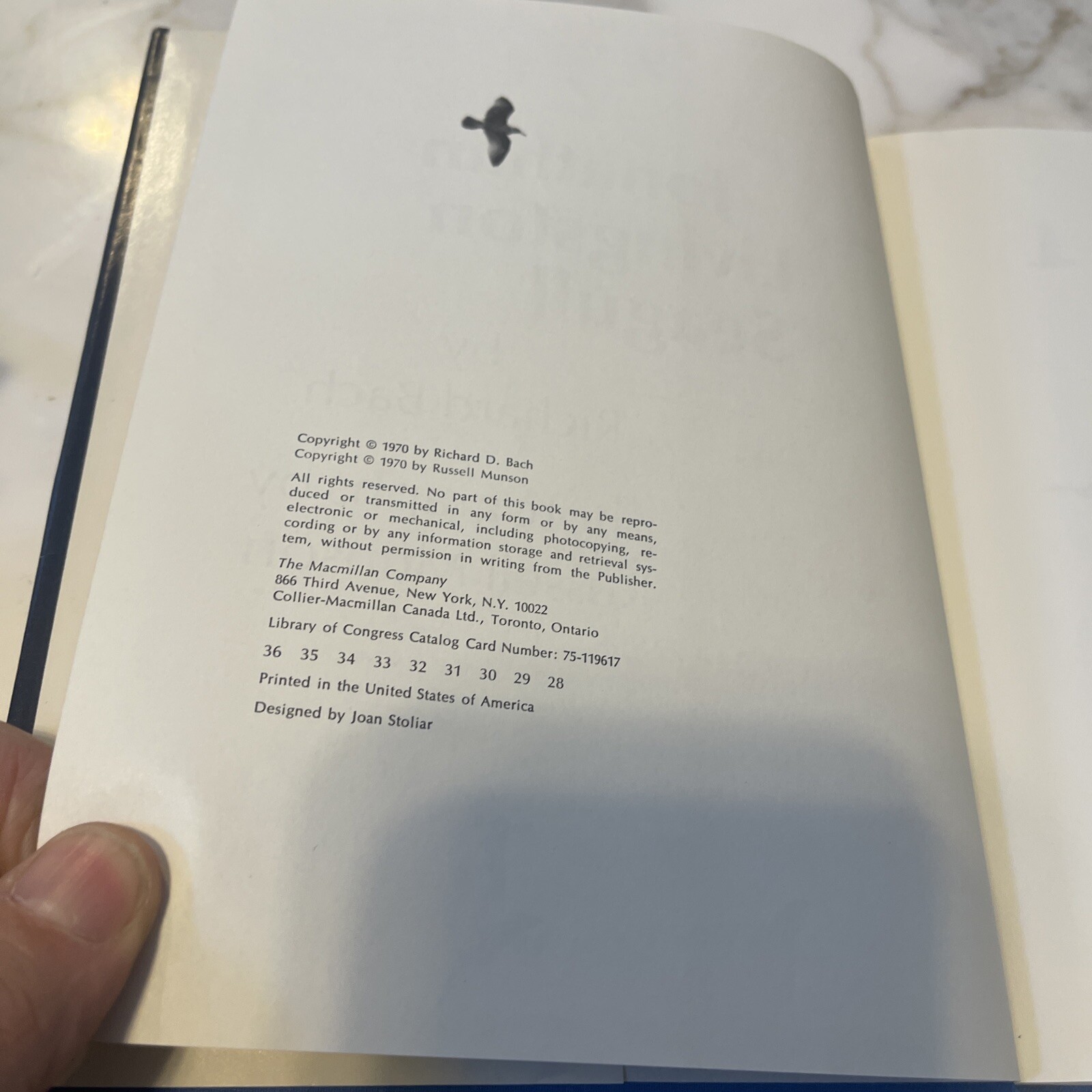 1970 VTG The Macmillan Company, by Richard Bach, Jonathan Livingston Seagull
