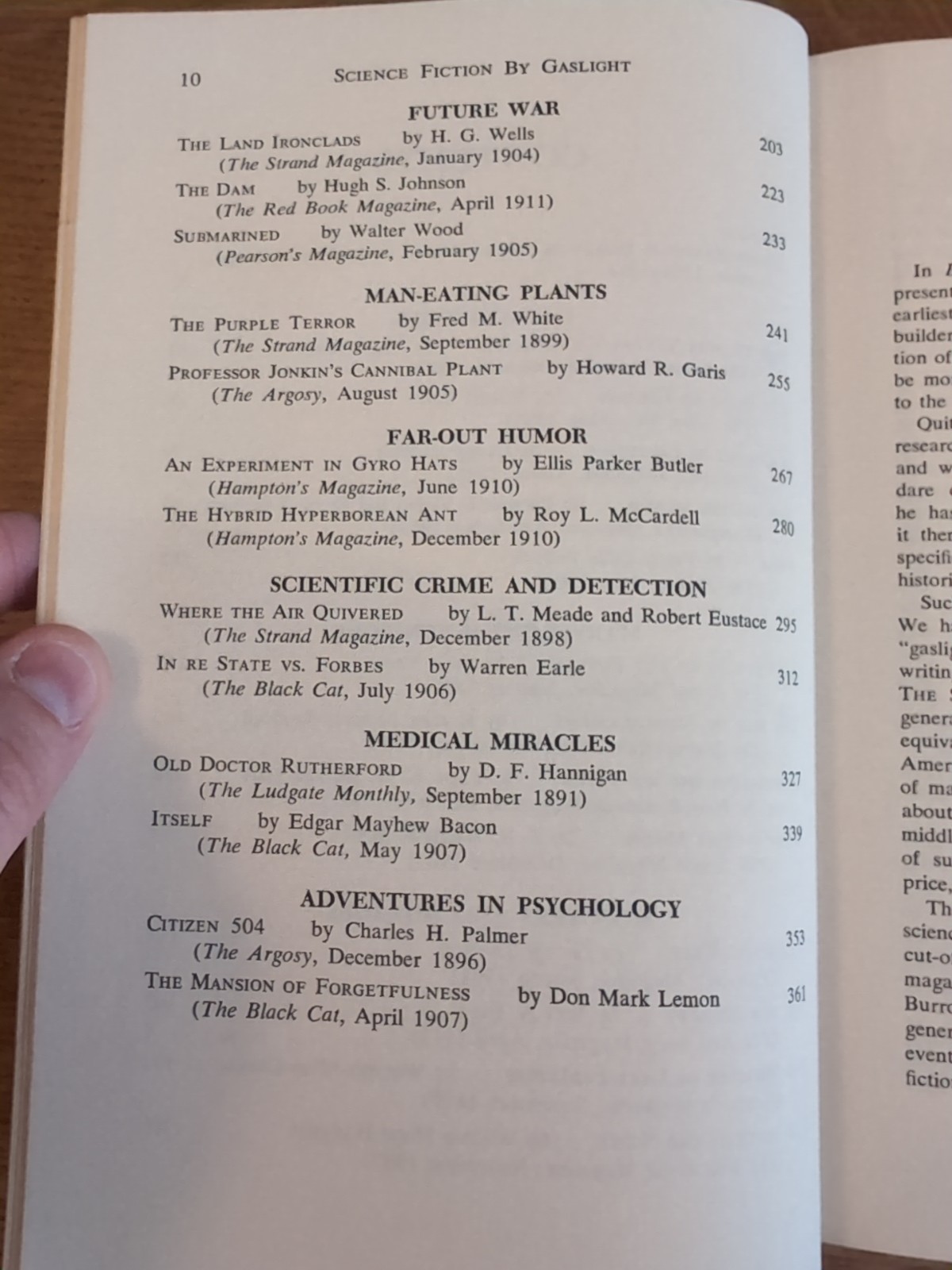 Science Fiction By Gaslight: A History And Anthology Sam Moskowitz Edition 1968