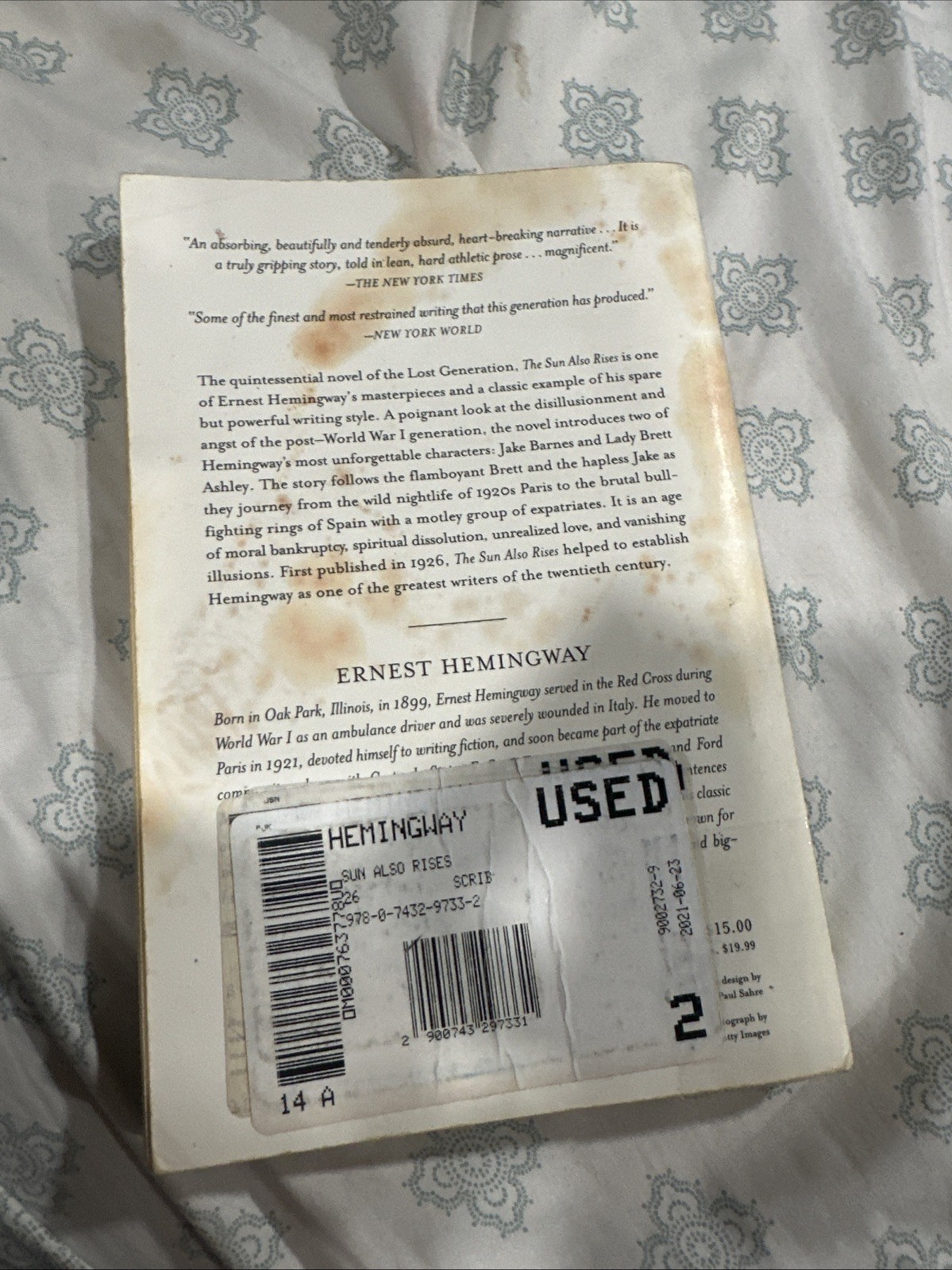 The Sun Also Rises Ernest Hemingway Trade Paperback 2006