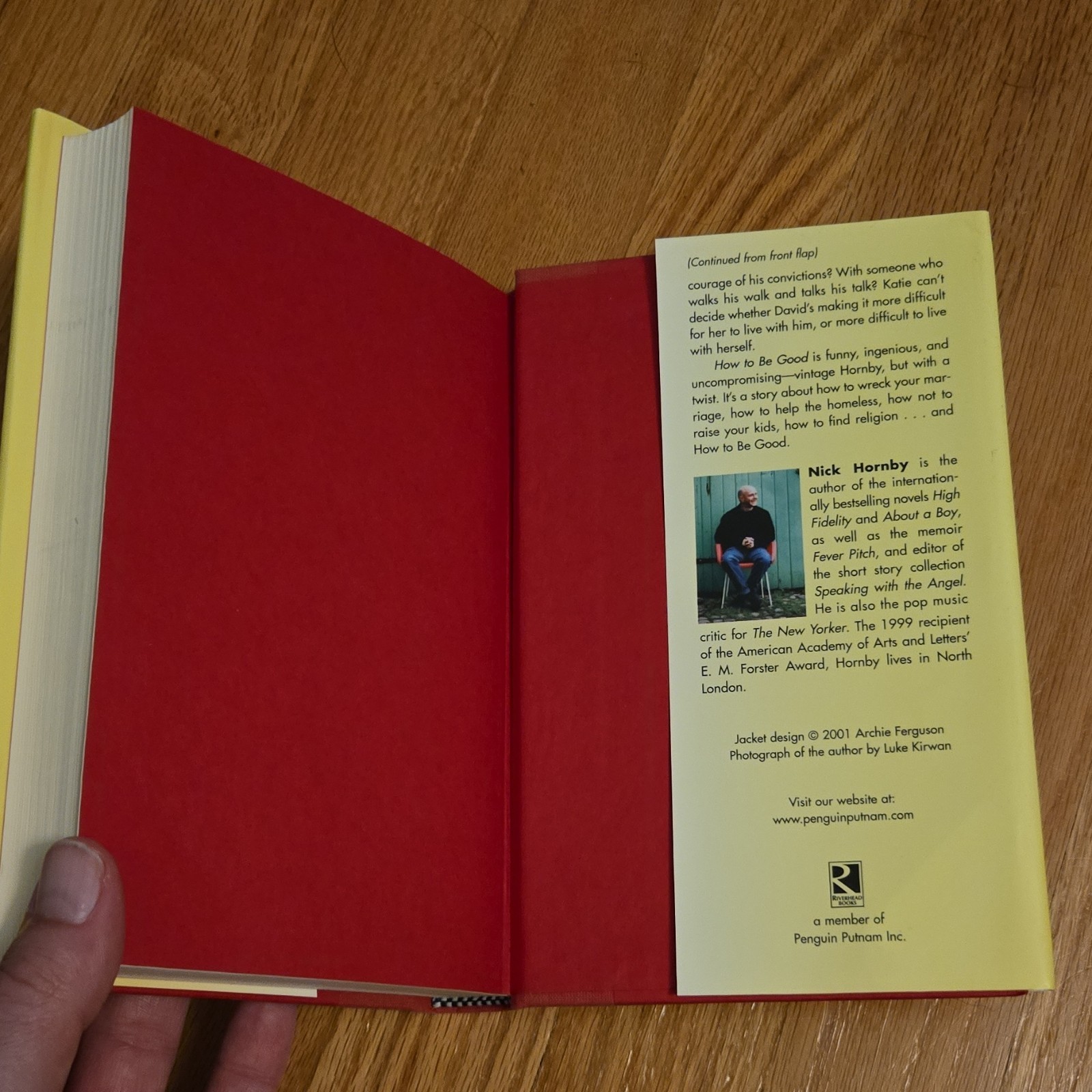 How to Be Good by Nick Hornby (Hardcover, 2001 Penguin Putnam Inc.)