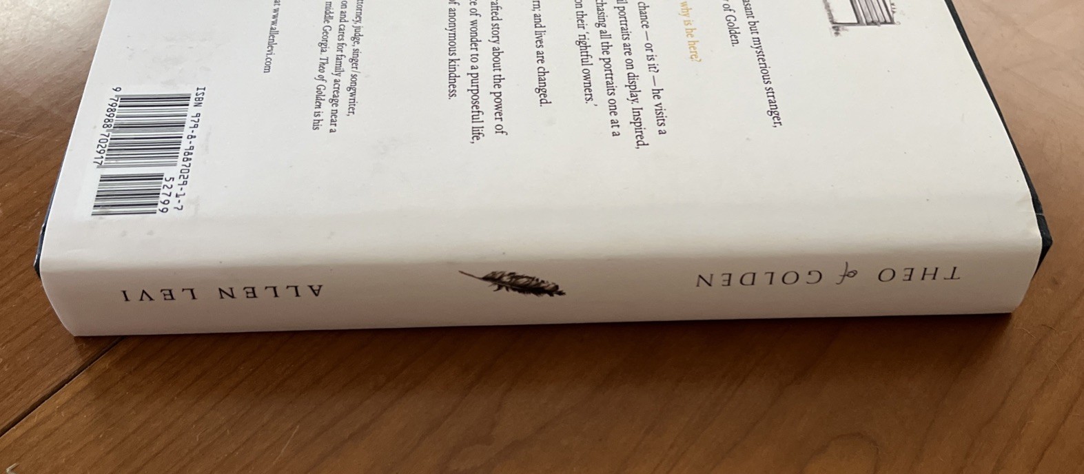 Theo of Golden Allen Levi True First Edition Self Published Hardcover Book 2023