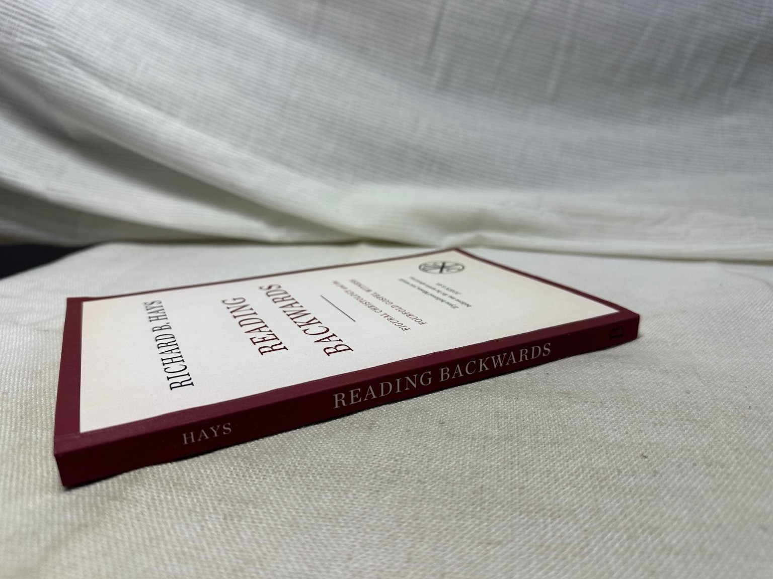 Reading Backwards Richard B. Hays 2014 Figural Christology Theology Baylor Press