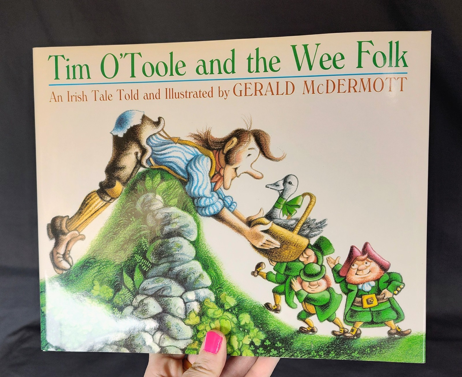 Tim O’Toole And The Wee Folk An Irish Tale SIGNED w/ ILLU. 1st Ed McDermott
