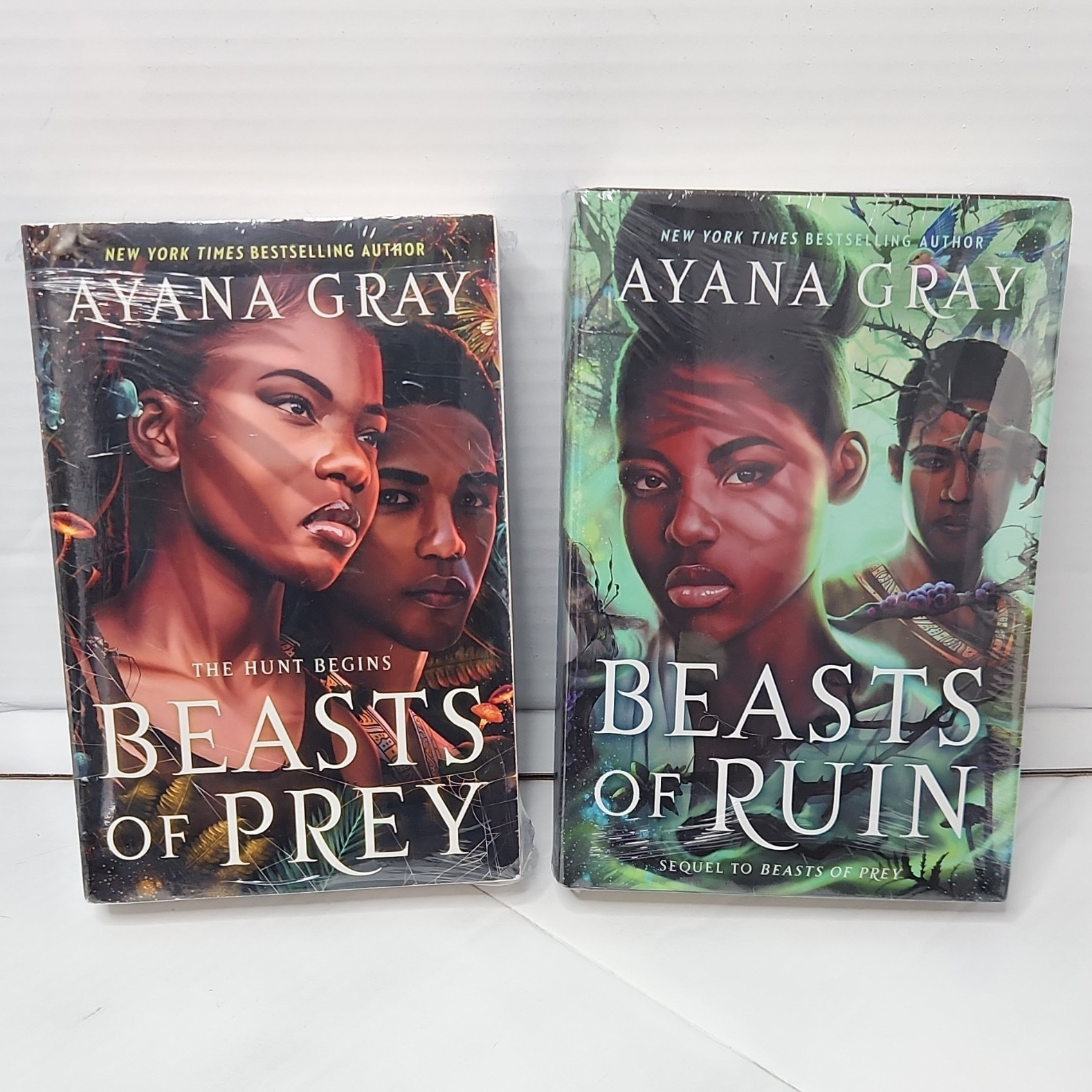 Ayana Gray Beasts of Prey & Beasts of Ruin 2 Book Lot Penguin w/Dustcovers
