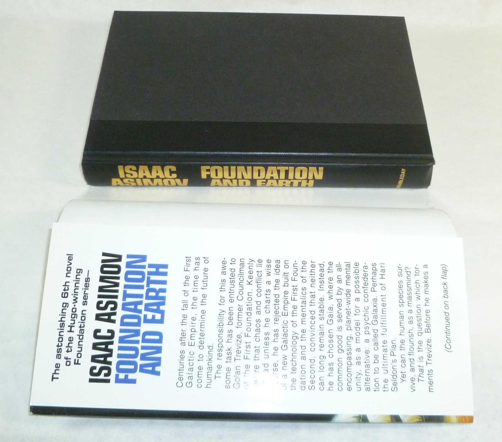 Isaac Asimov – Foundation and Earth (1986) Doubleday Hardcover – Bob Eggleton
