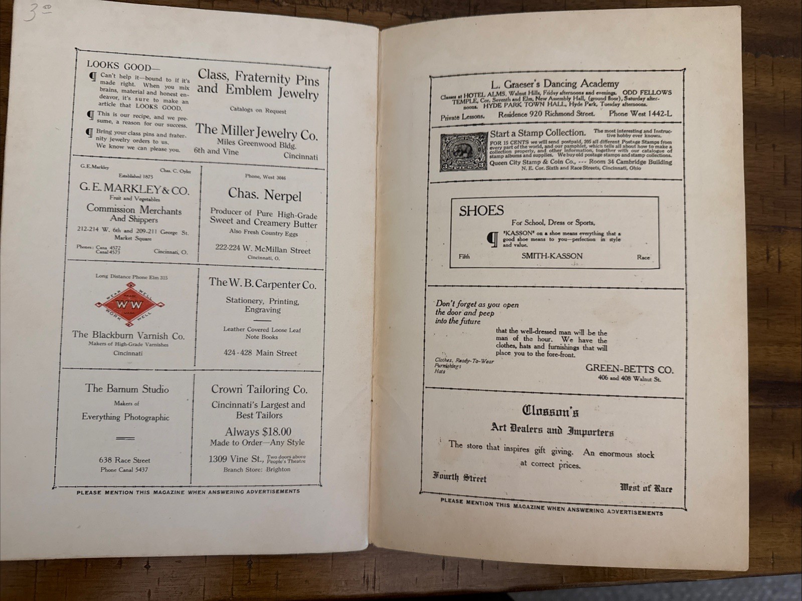 CINCINNATI, OH, Old Hughes Magazines, Nov. & Dec. 1913 – Hughes High School