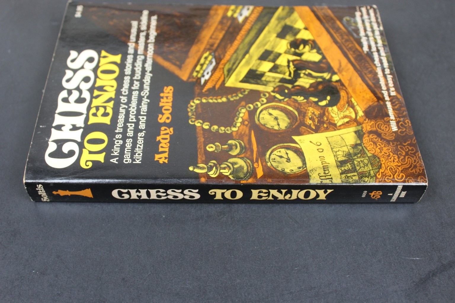 Chess to Enjoy Andy Soltis 1980 Chess Stories Problems Scarborough Book PB