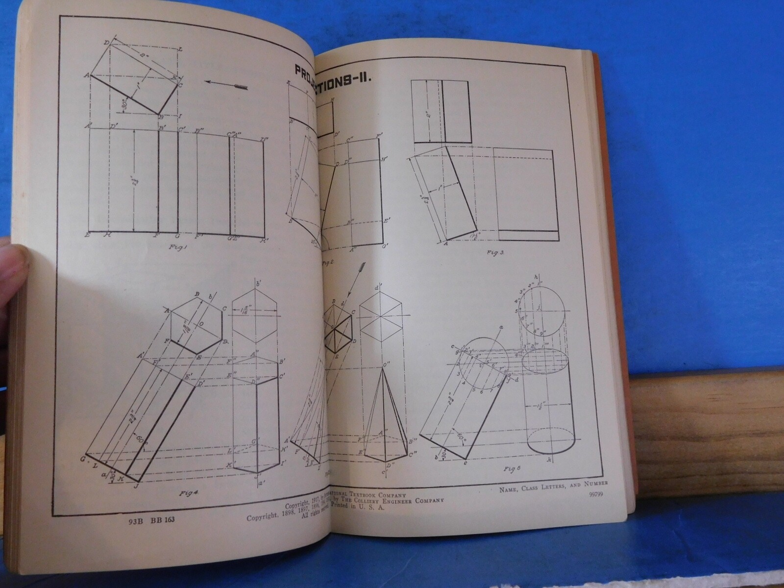 ICS Geometrical Drawing #93 B-3 part 2 edition 6 1930 International Correspond