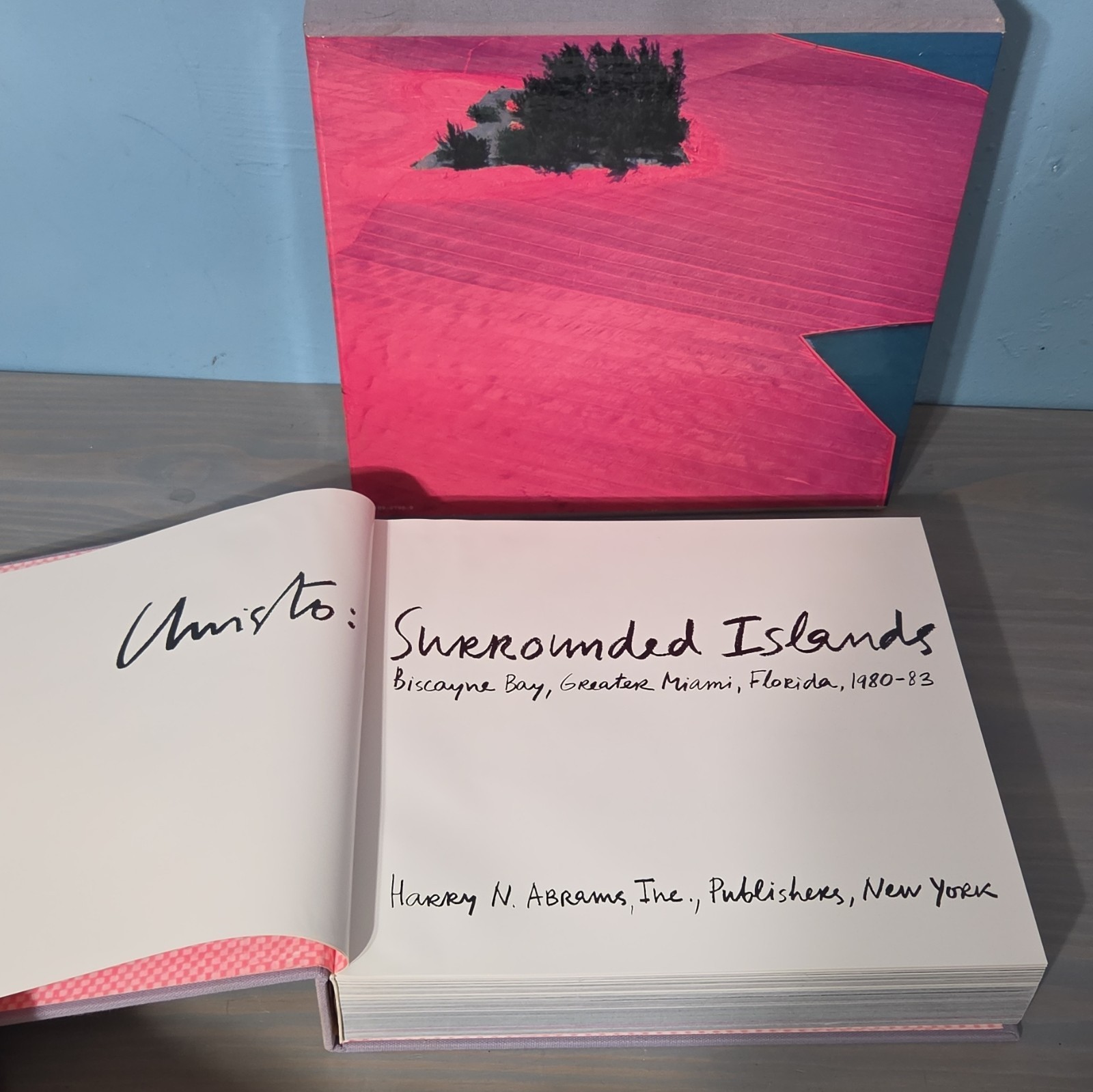 Christo Christo: Surrounded Islands Illustrated Hardcover Picture Book, Abrams