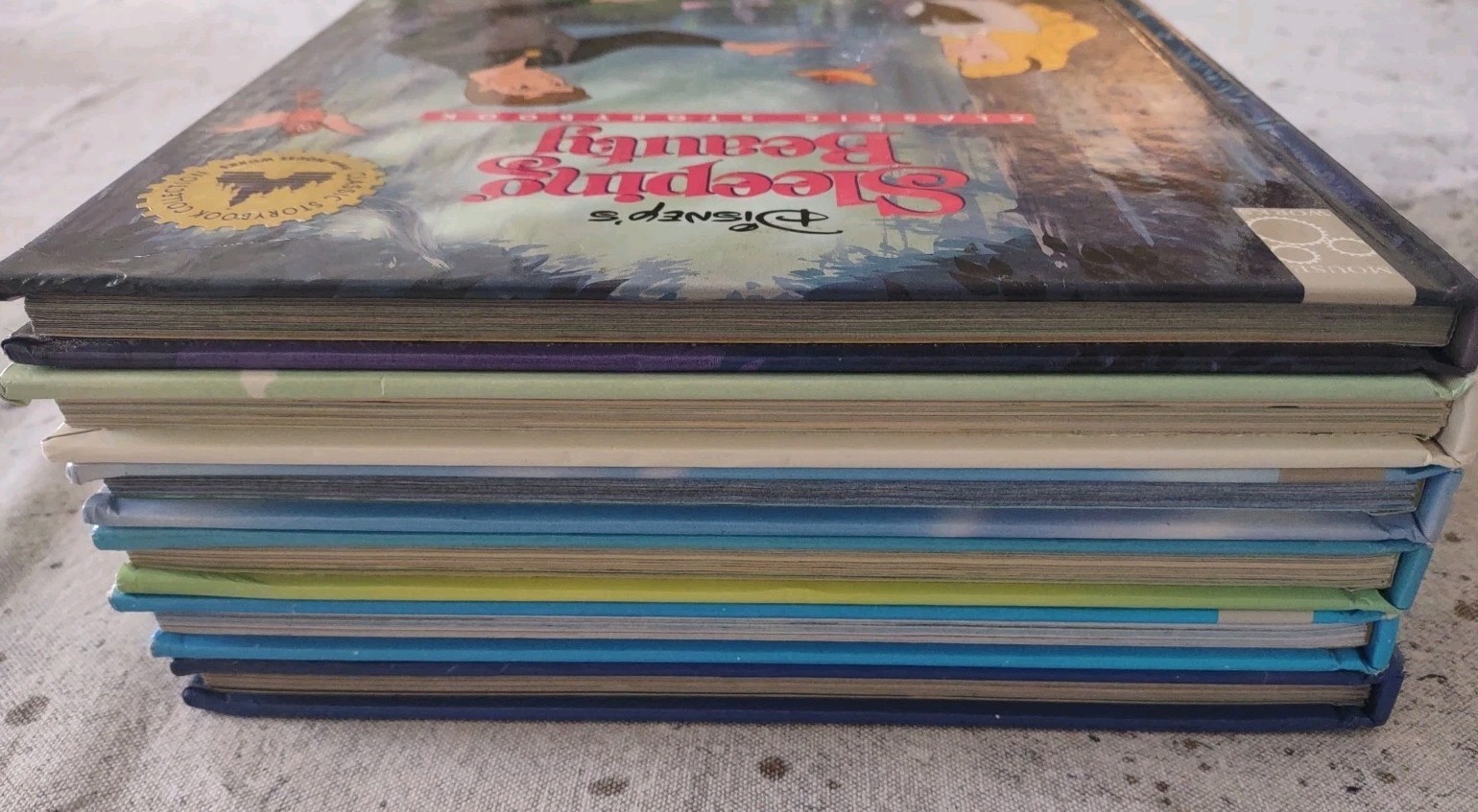 Lot of 6 Disney Princess Large Hardcover Books Gallery Twin Mouse Works Classic