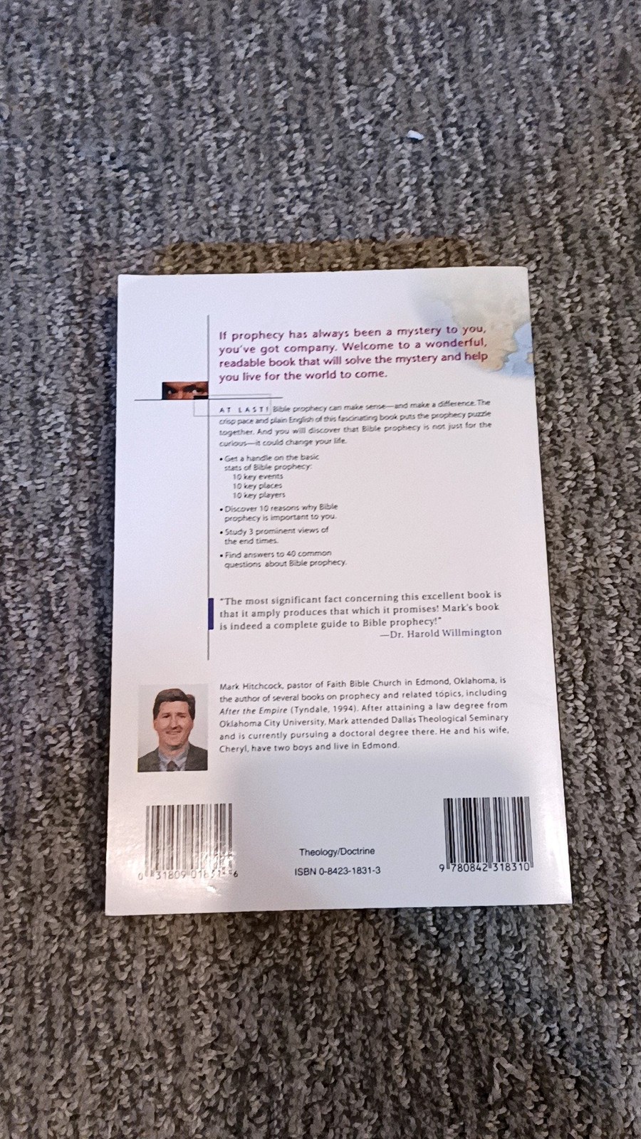 The Complete Book of Bible Prophecy Hitchcock Trade Paperback (2002) [VG]