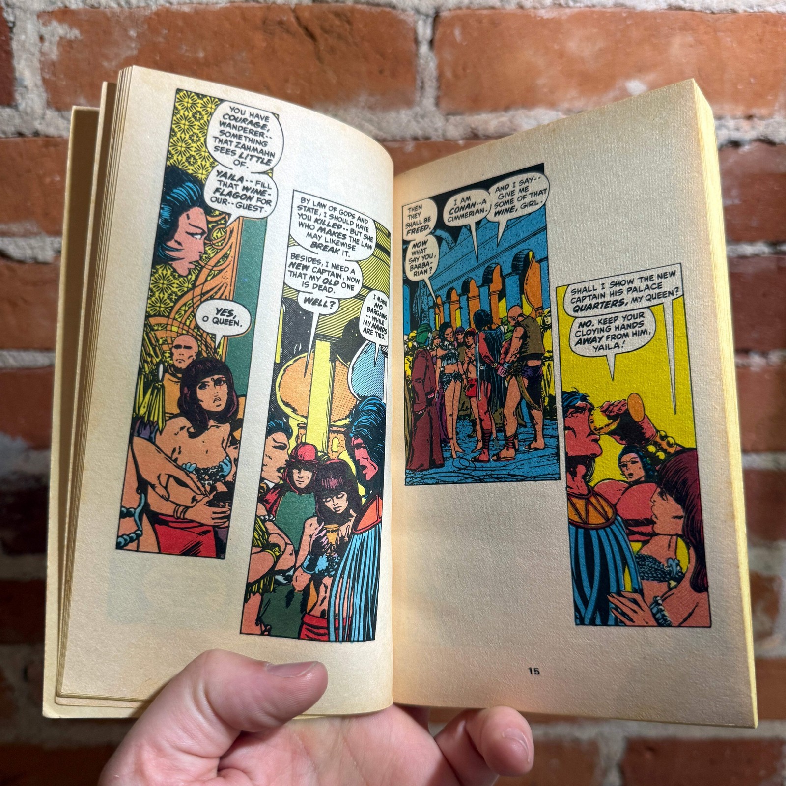 Conan the Barbarian – Roy Thomas & Barry Smith – 1978 Tempo Books #5 Paperback