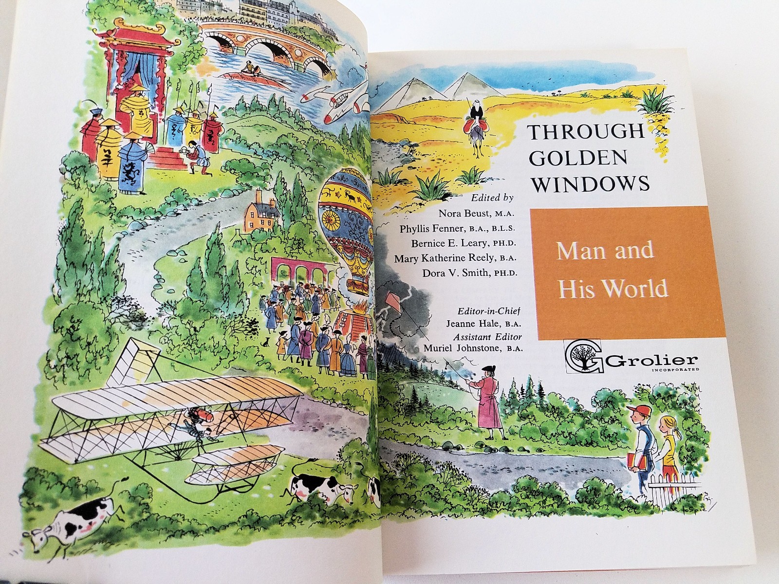 Through Golden Windows Children’s Story Books Complete Set 10 ©1958 1st Edition