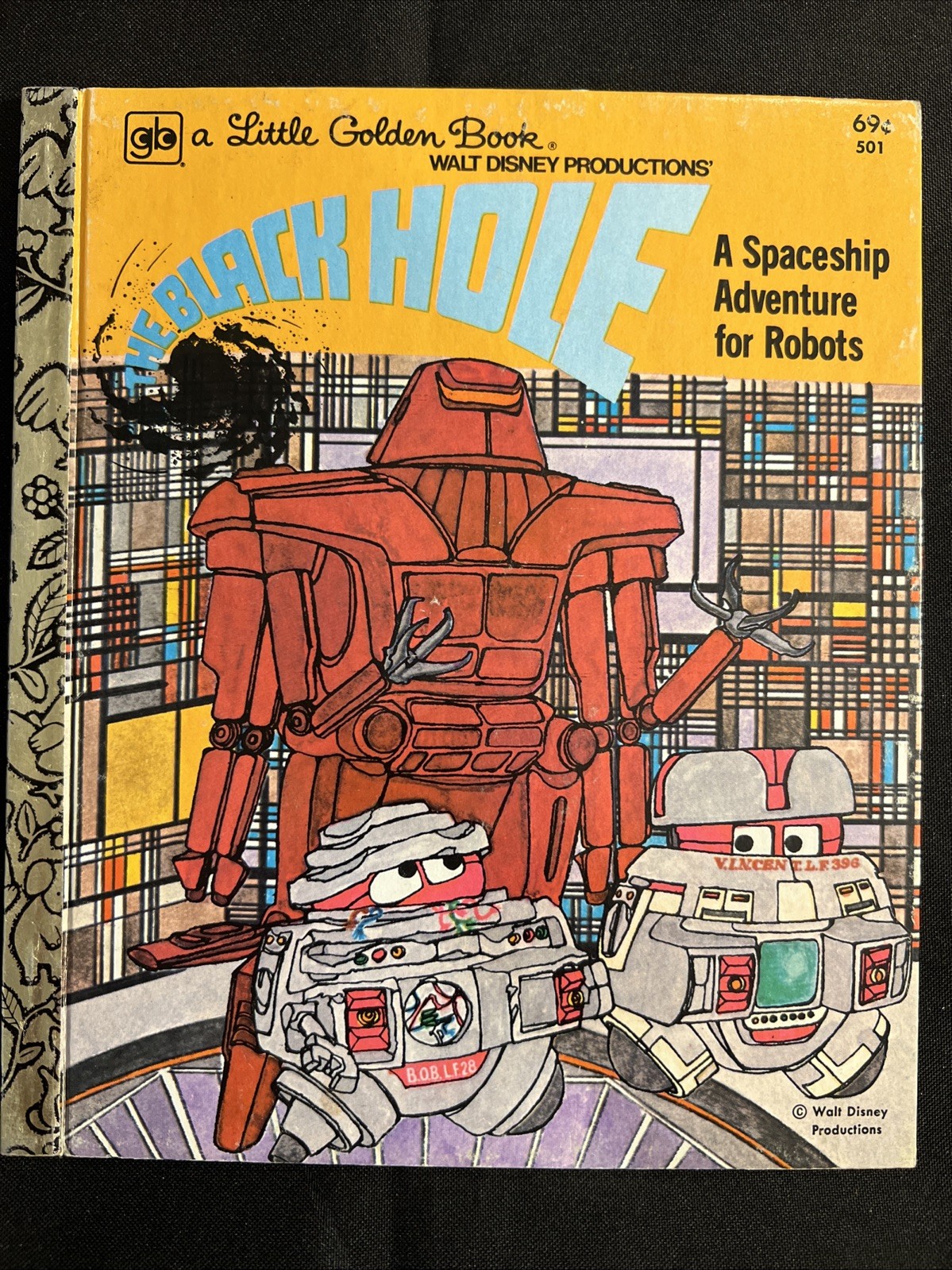 Vtg A Little Golden Book Disney’s The Black Hole A Spaceship .69 501 1979 #4922