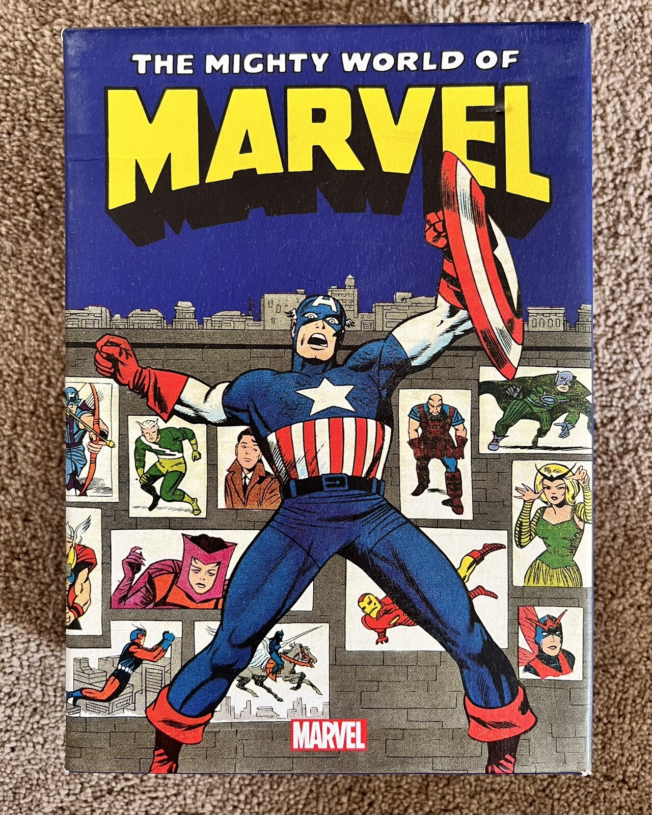 The Mighty World of Marvel-3 Book Box Collection-By Roy Thomas