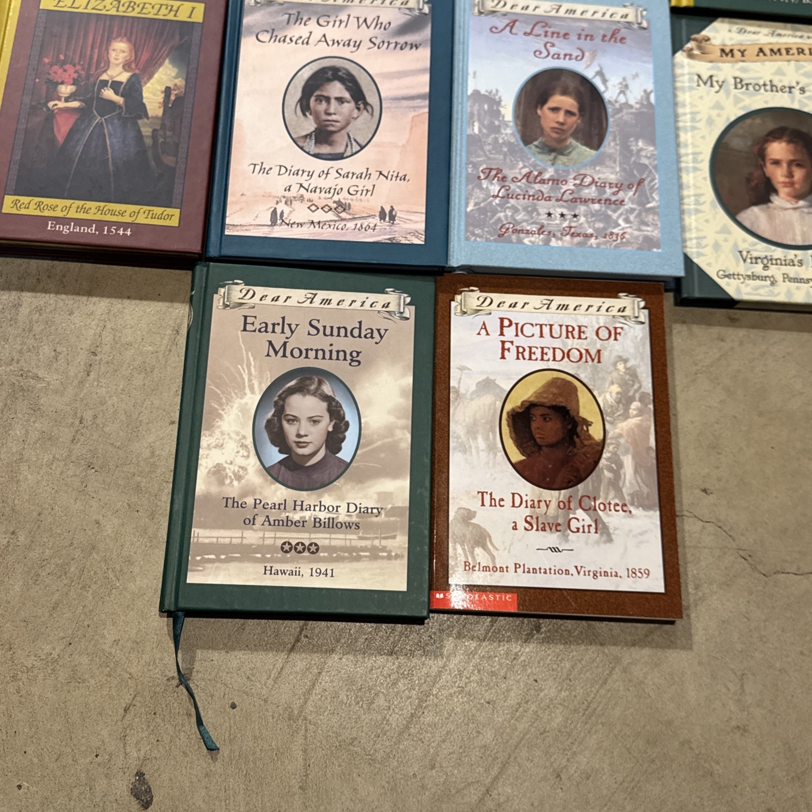 Dear America & Royal Diaries Book Lot (10) ~ 9 HC 1PB~ CHILDREN’S HISTORY