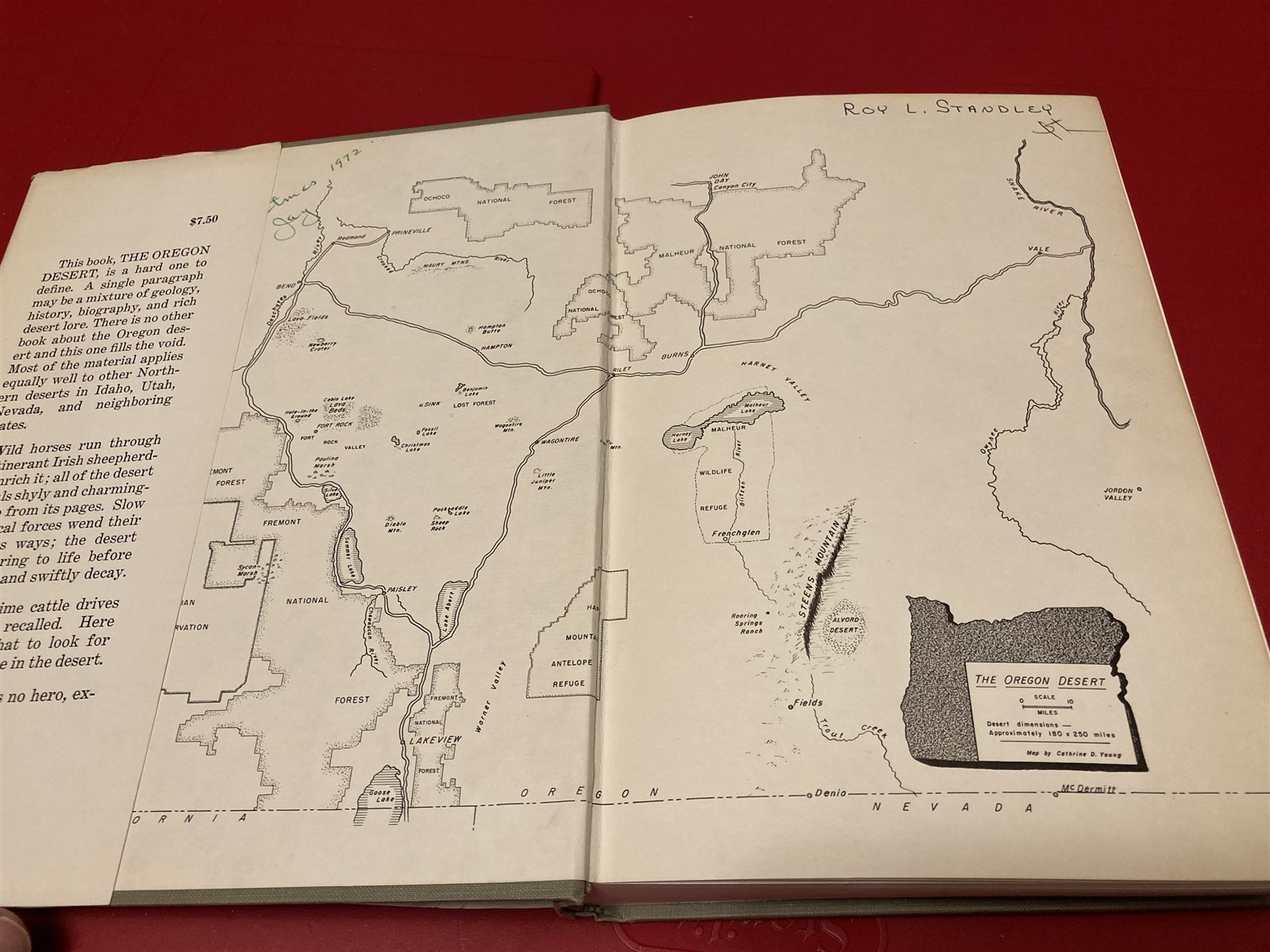 1971 hc, The Oregon Desert, E.R. Jackman and R.A. Long, 118 photos.