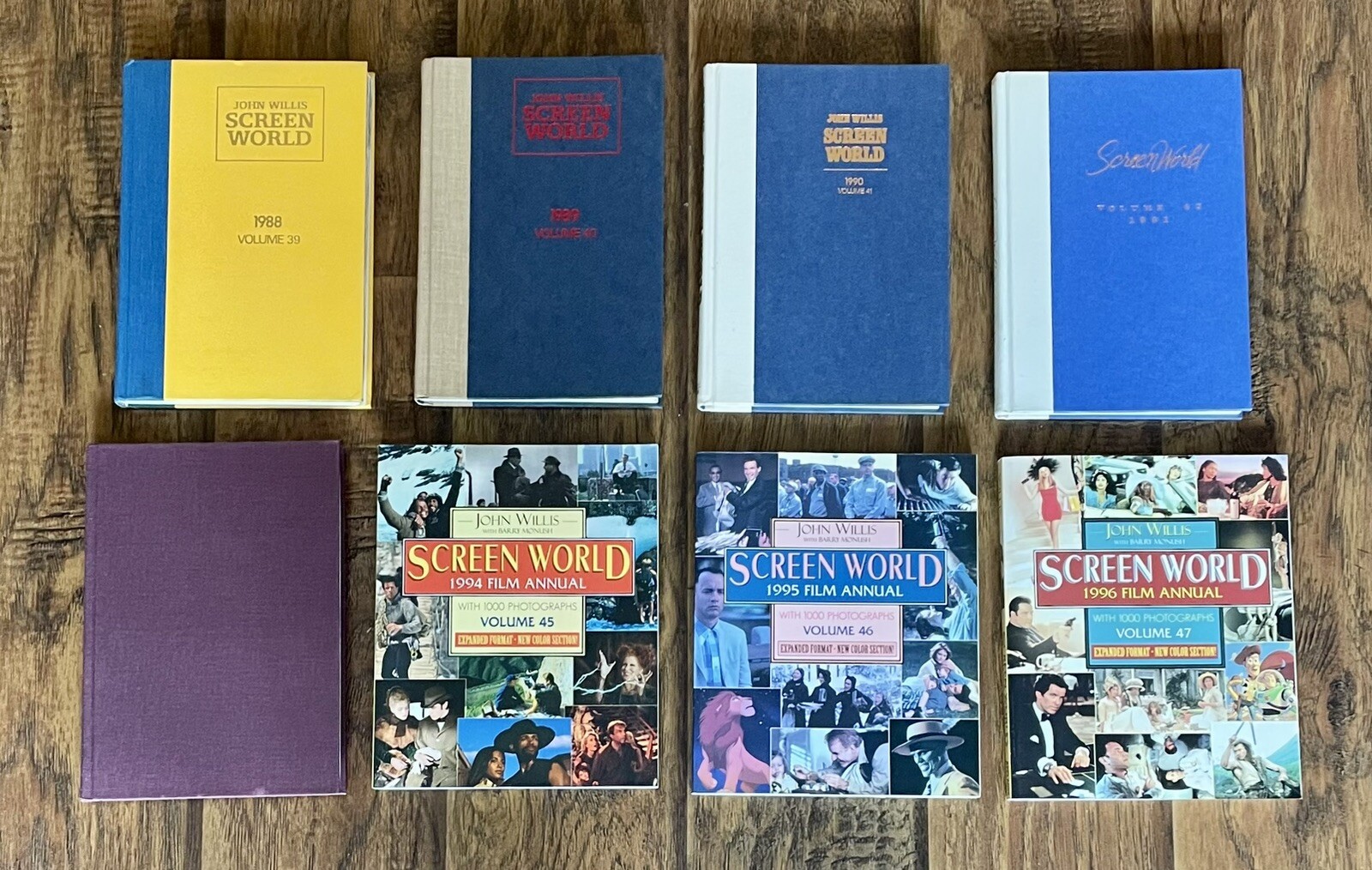 Screen World Lot of 20 — 17 HC w/ DJ, 3 SC — 1972-73, 77-85, 87-91, 93-96
