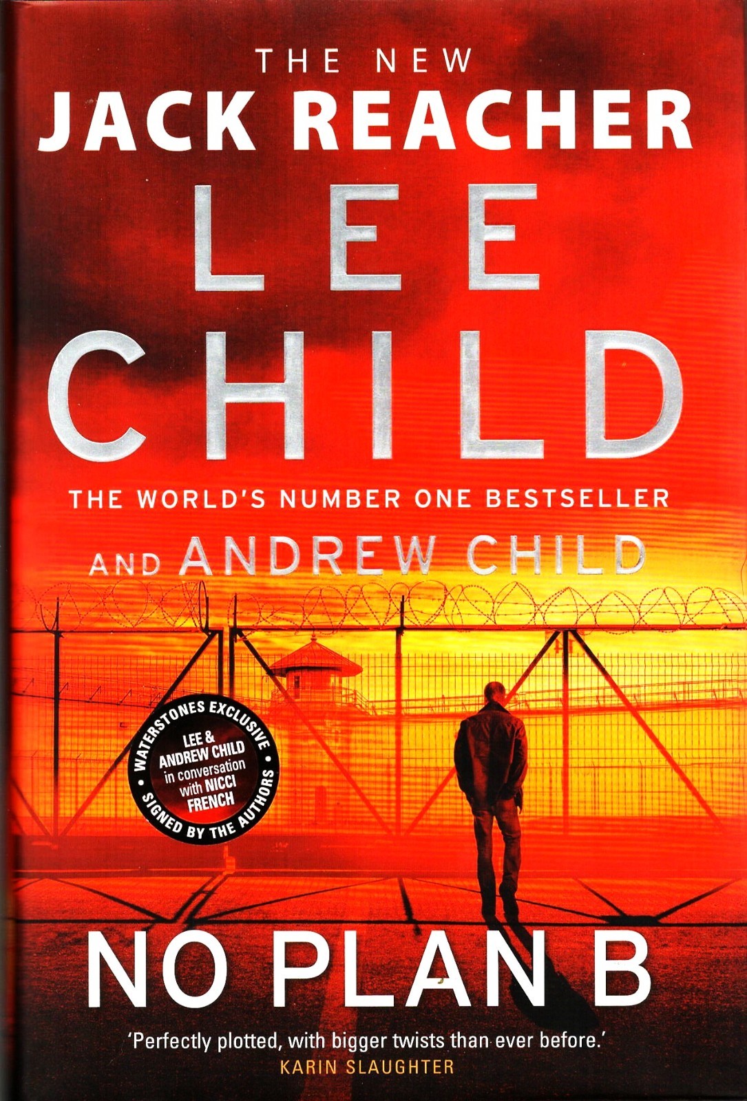 LEE CHILD & ANDREW CHILD Signed Jack Reacher Book „NO PLAN B“ NEW JSA #CI92431