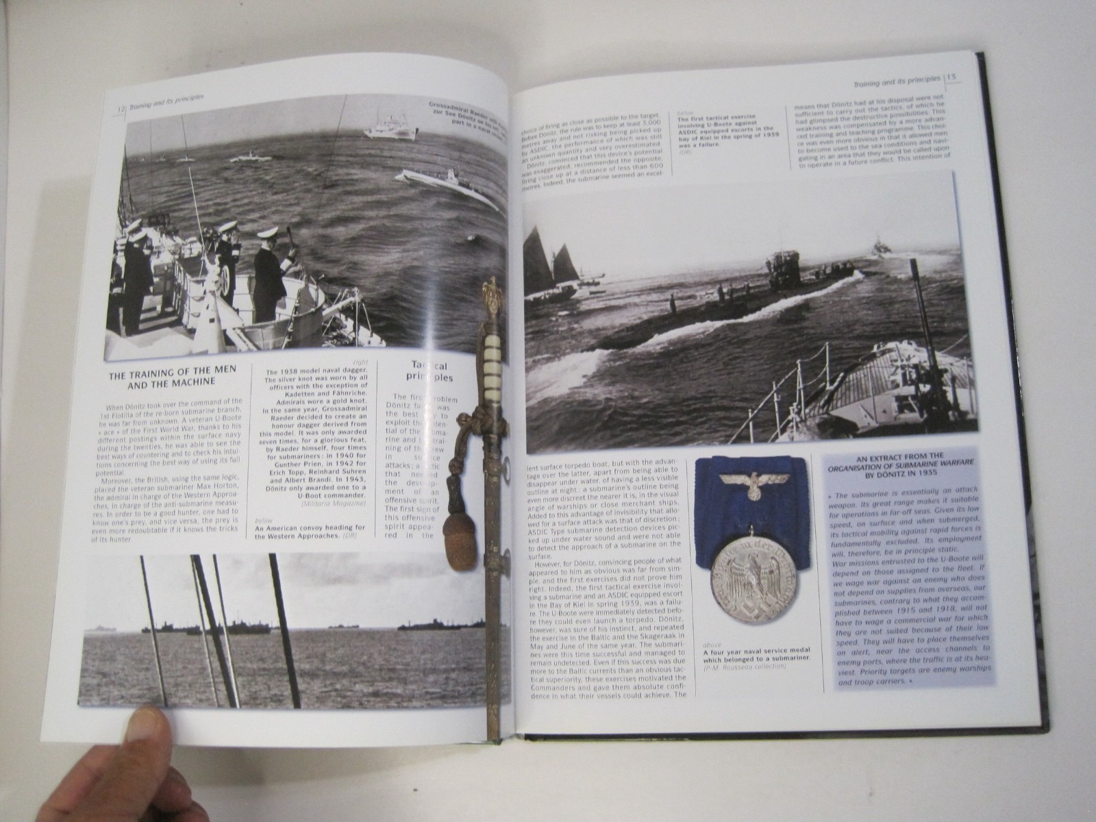 2 Hardcover Histoire & Collections U-Boote Books – U-Boote 1935-1945 and Crews