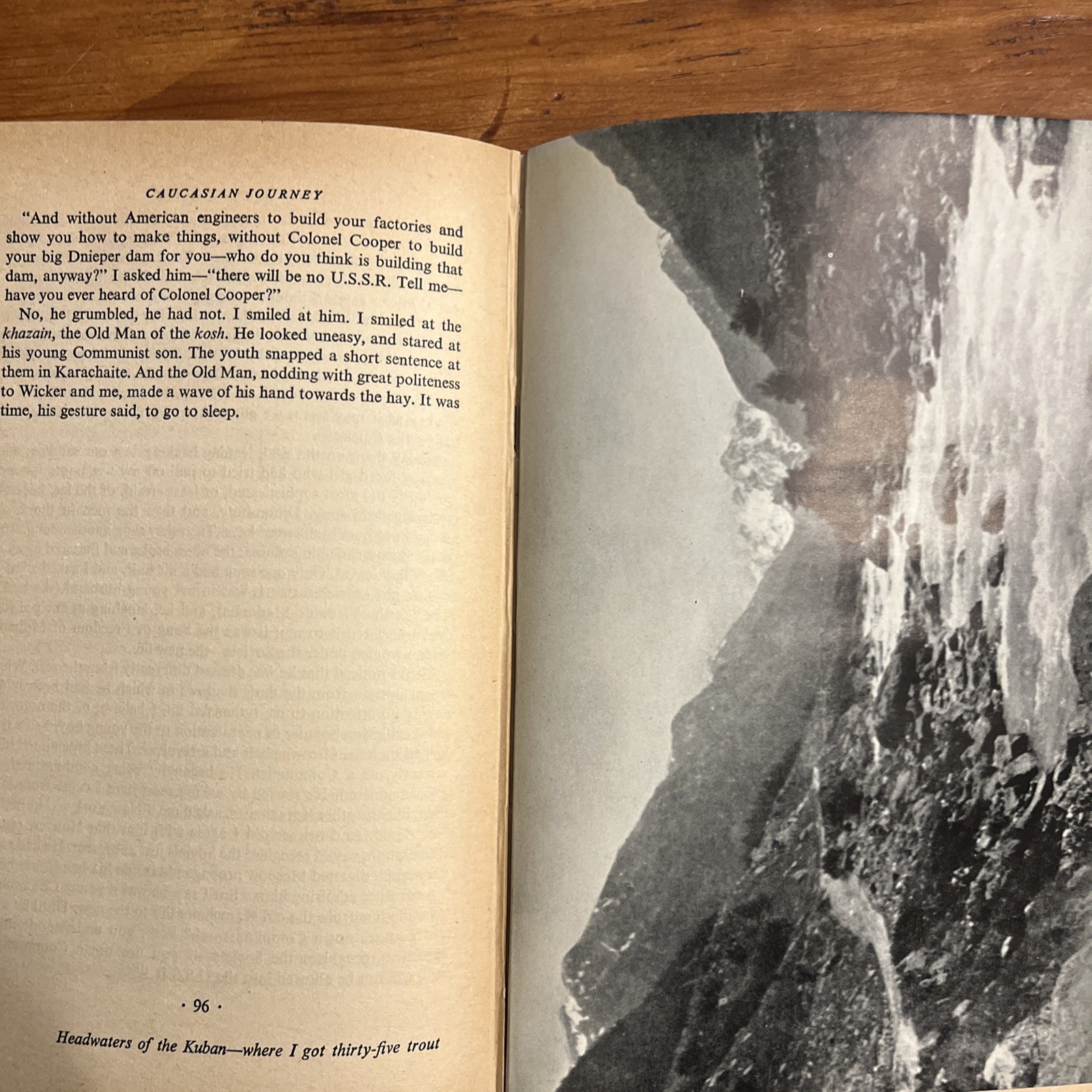 CAUCASIAN JOURNEY By Negley Farson,BOOK of MONTH CLUB — 154 pages — 1952