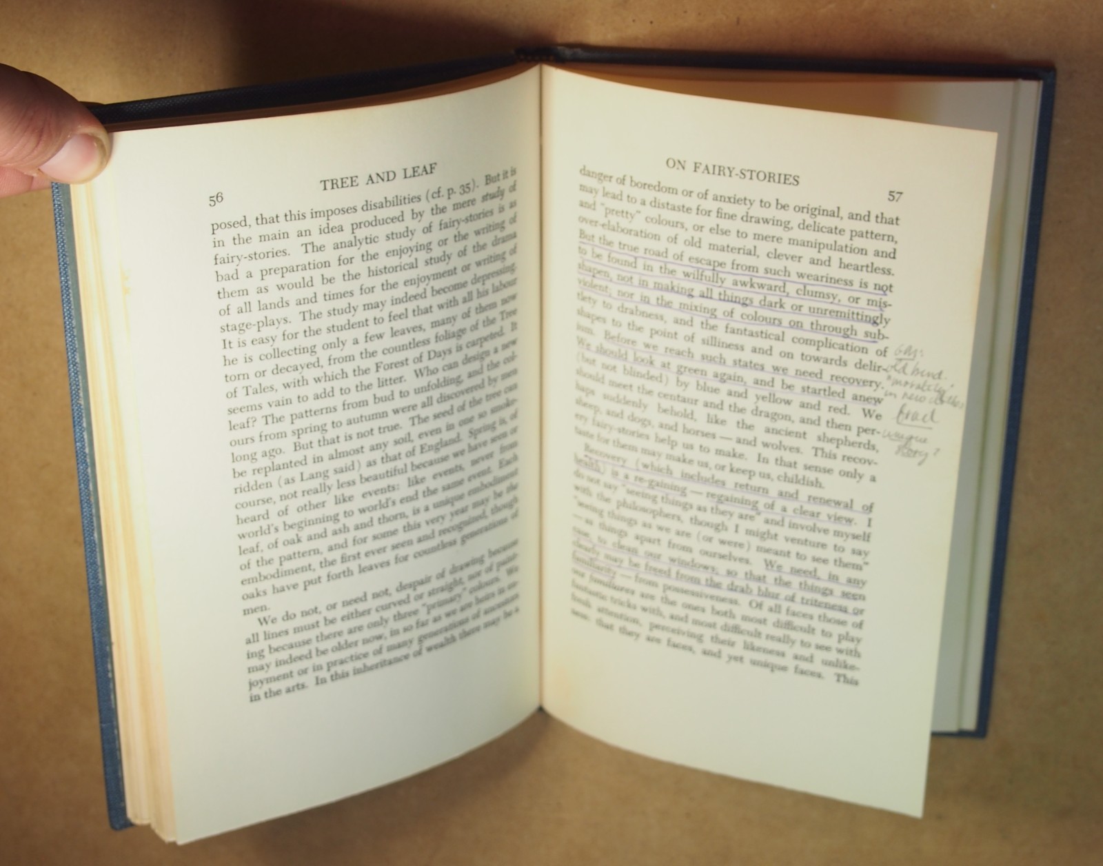 Tree And Leaf by J.R.R. Tolkien American First Edition, First Printing