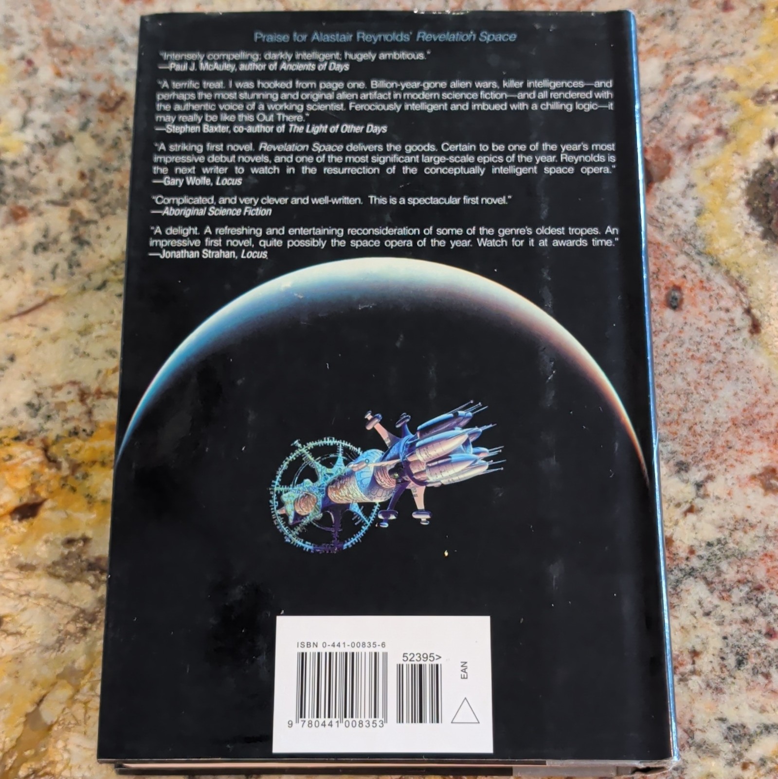 1st Edition Revelation Space Alastair Reynolds Hardcover DJ Space Opera Sci-Fi