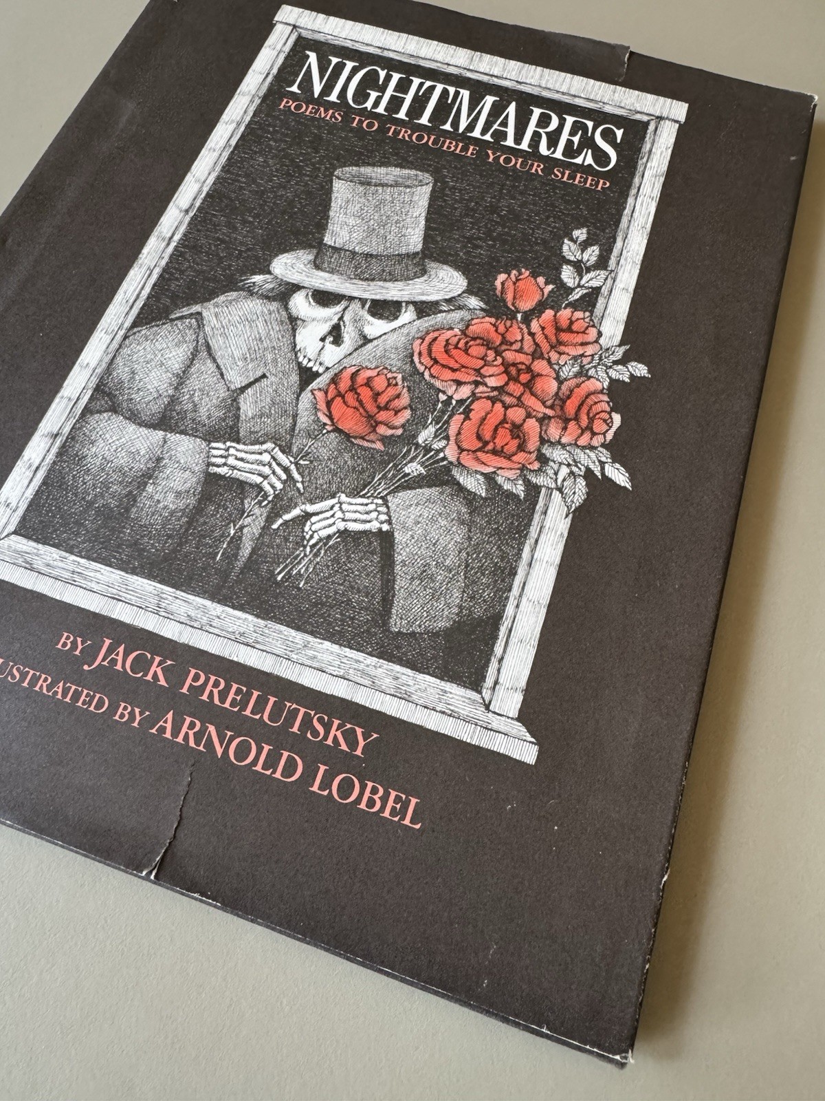Nightmares Poems To Trouble Your Sleep Jack Prelutsky Arnold Lobel HC 1976 VTG