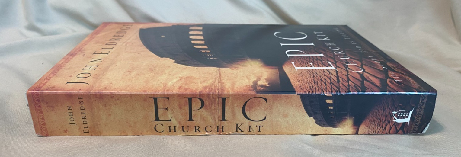 Epic Church Kit DVD and Paperback By Eldredge, John – unused