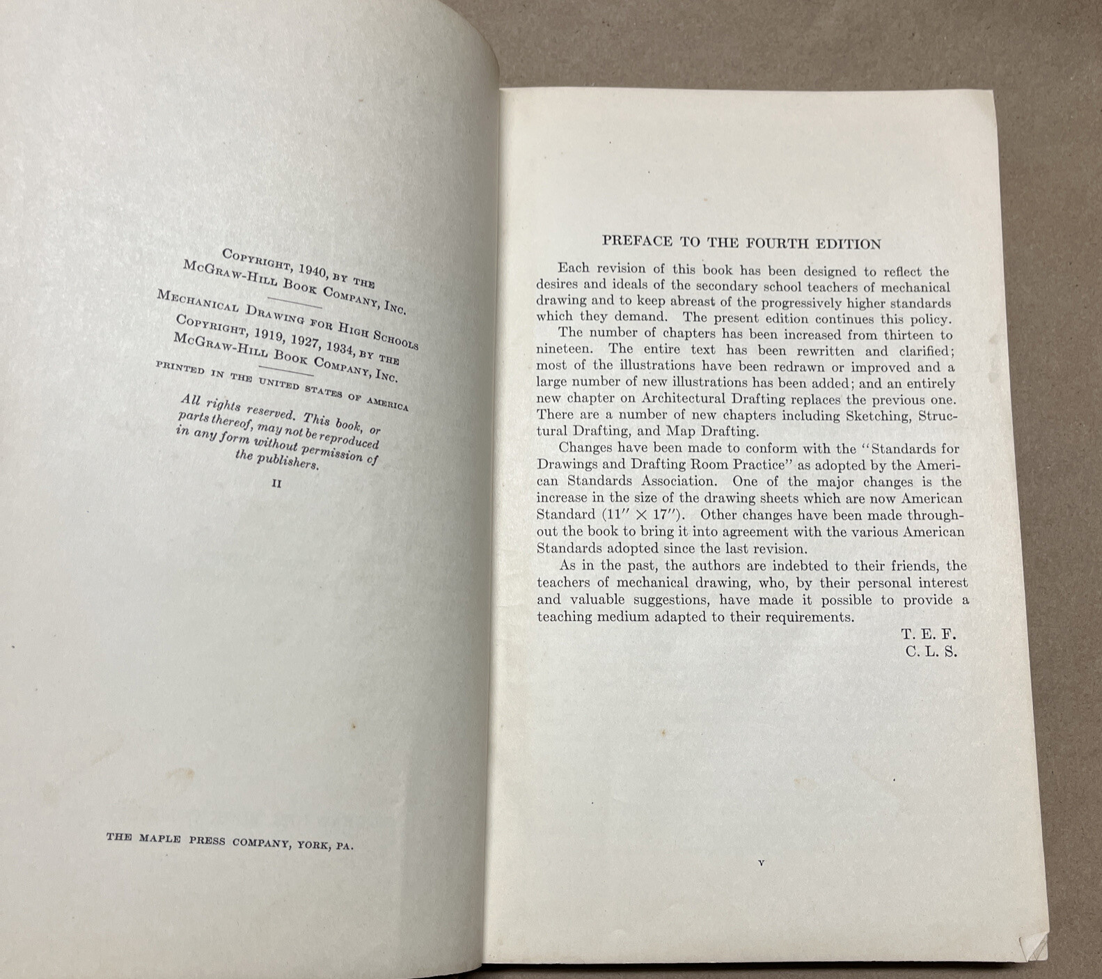 Mechanical Drawing, A Text with Problem Layouts By French and Svensen