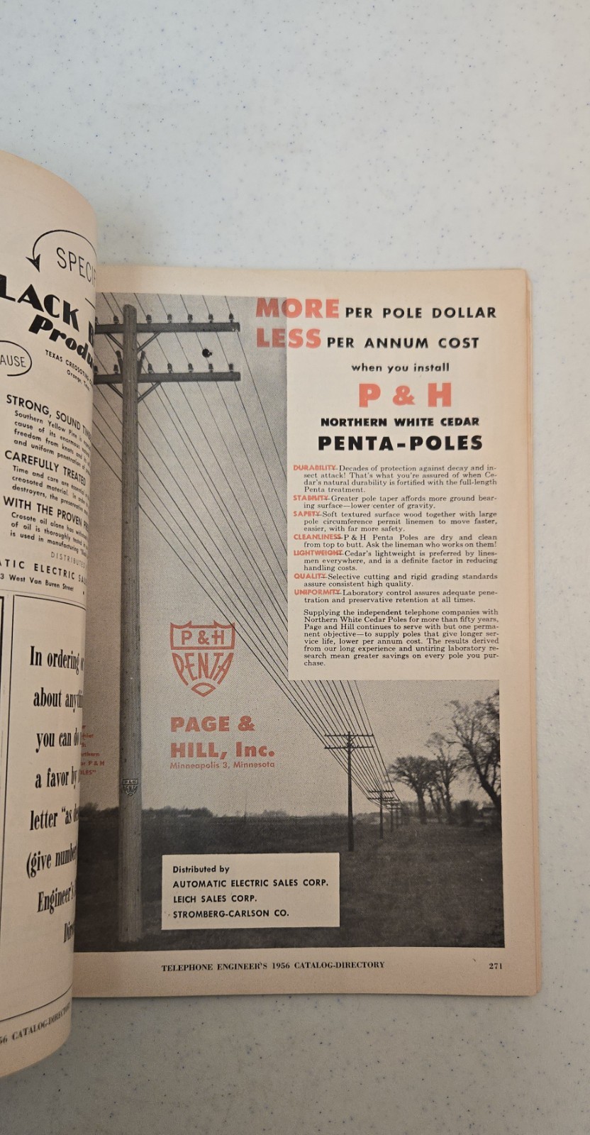 1956 Telephone Engineers Catalog – Directory of Industry Suppliers – 306 Pages