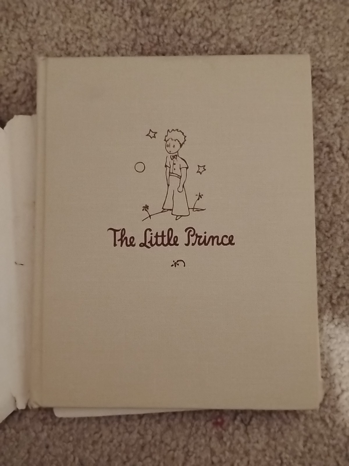1943, THE LITTLE PRINCE by Antoine De Saint-Exupery, HBw/dj 1st AMERICAN PR, G