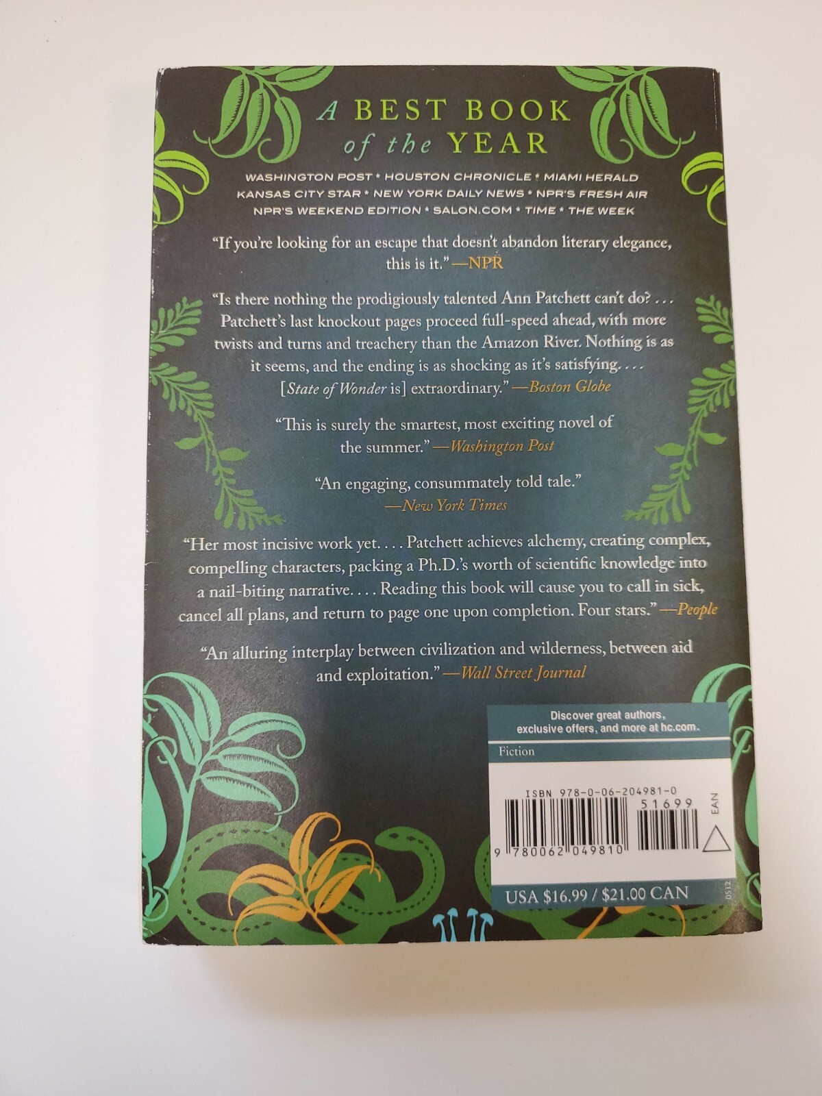 P. S. Ser.: State of Wonder : A Novel by Ann Patchett (2012, Trade Paperback)