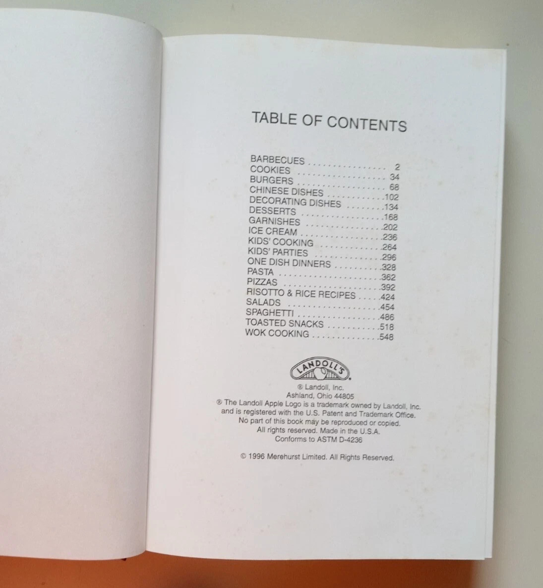 Cooking Made Easy Cookbook by Landolls Hardcover Illustrated 576 Pages New