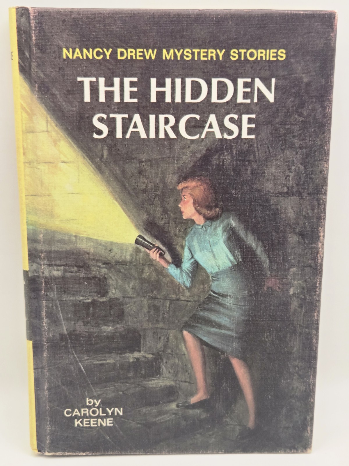1 – 5 Set Nancy Drew Yellow Hardcover Books Edition Carolyn Keene Vintage