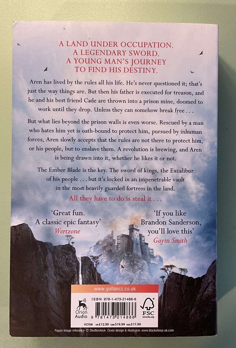 Ember Blade By Chris Wooding Paperback Brand New