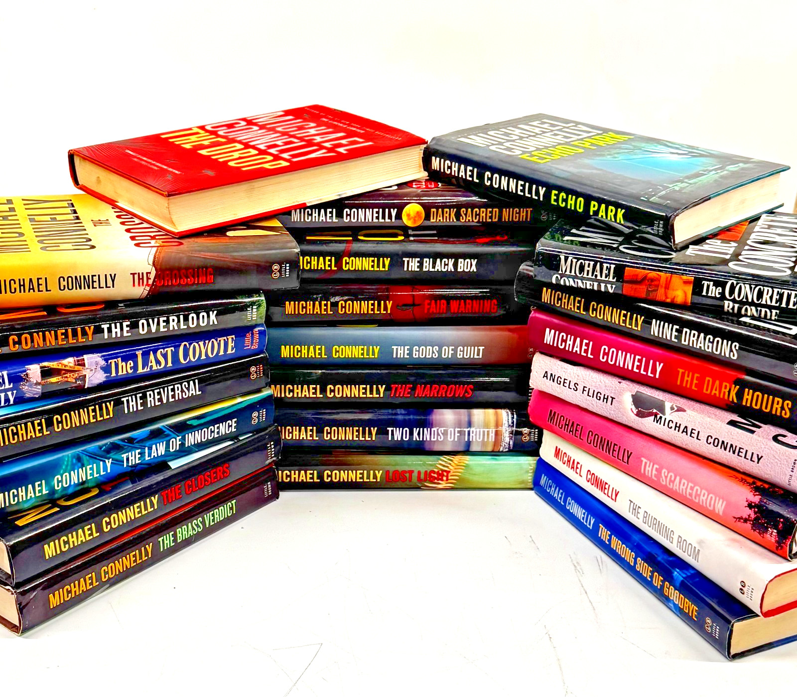 Lot of 10 Michael Connelly Crime Thriller Mystery Hardcovers Mixed Titles VG