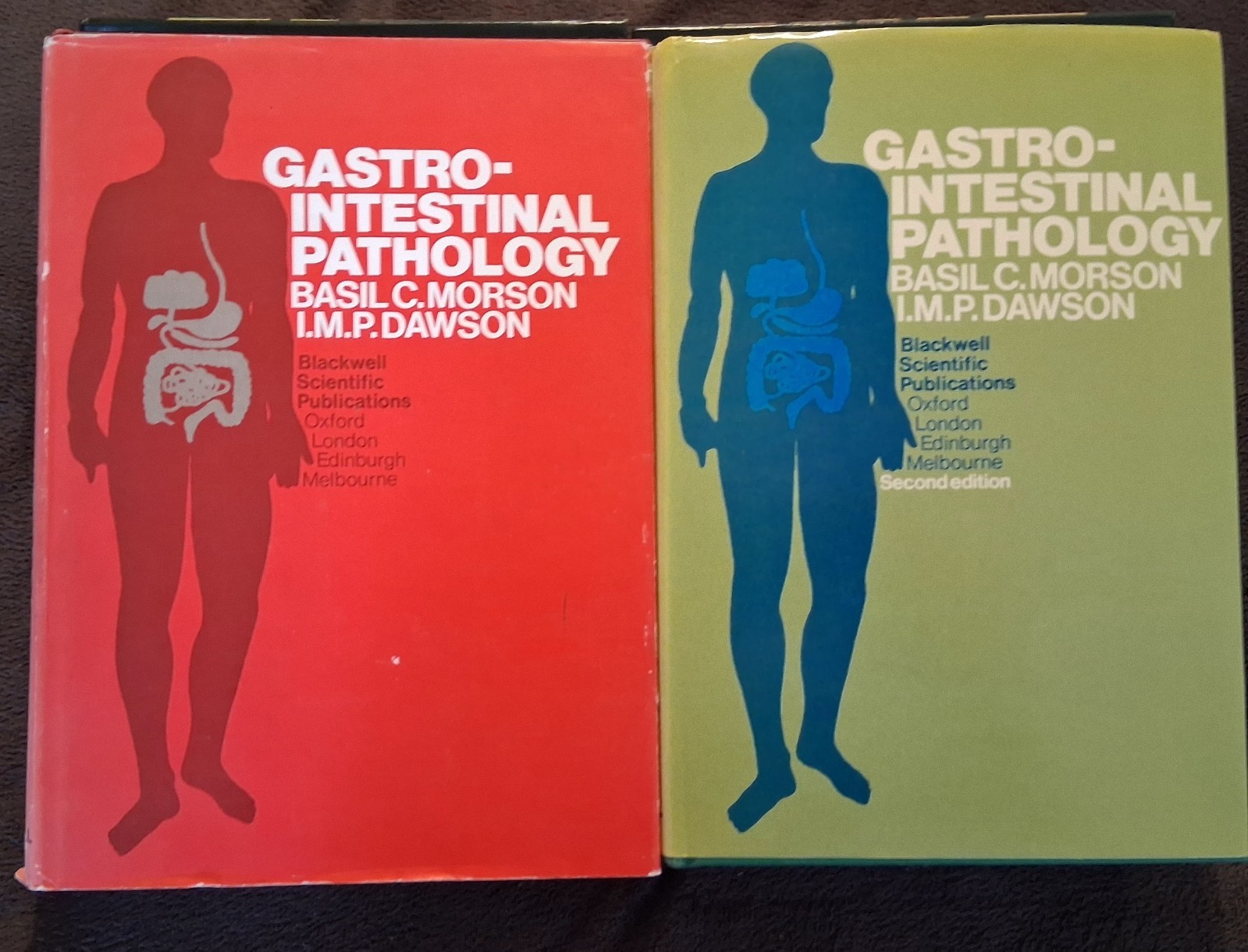 Gastro-Intestinal Pathology Morson Dawson 1st & 2nd Editions Signed HC DJ Set