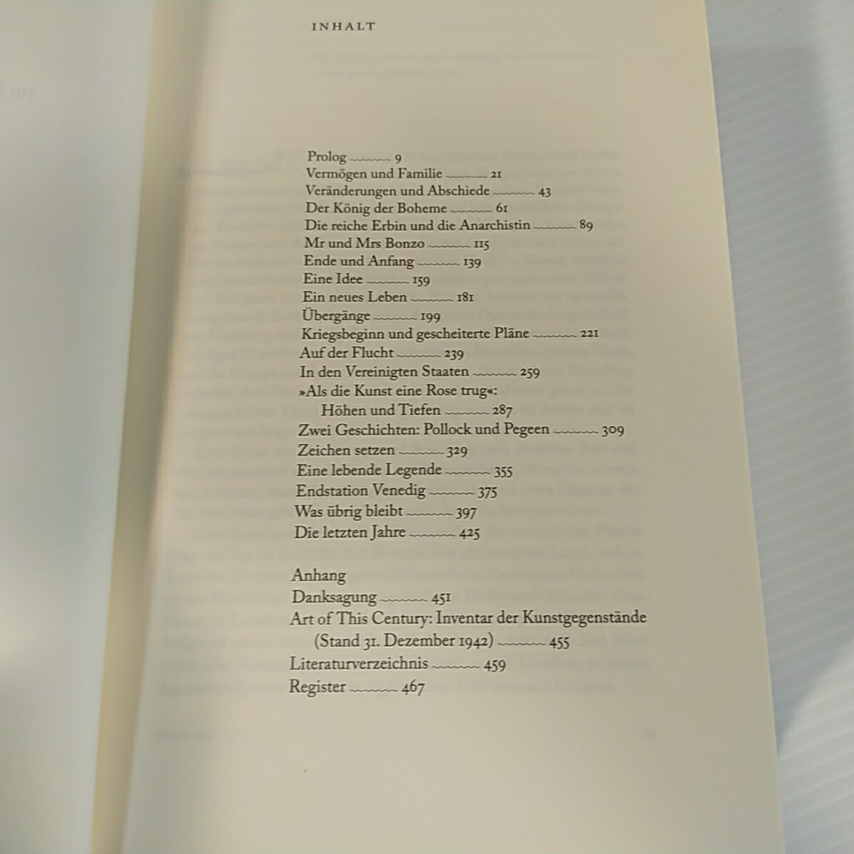 ART HISTORY Peggy Guggenheim Ich Bereue Nichts! I REGRET NOTHING! IN GERMAN: BIO