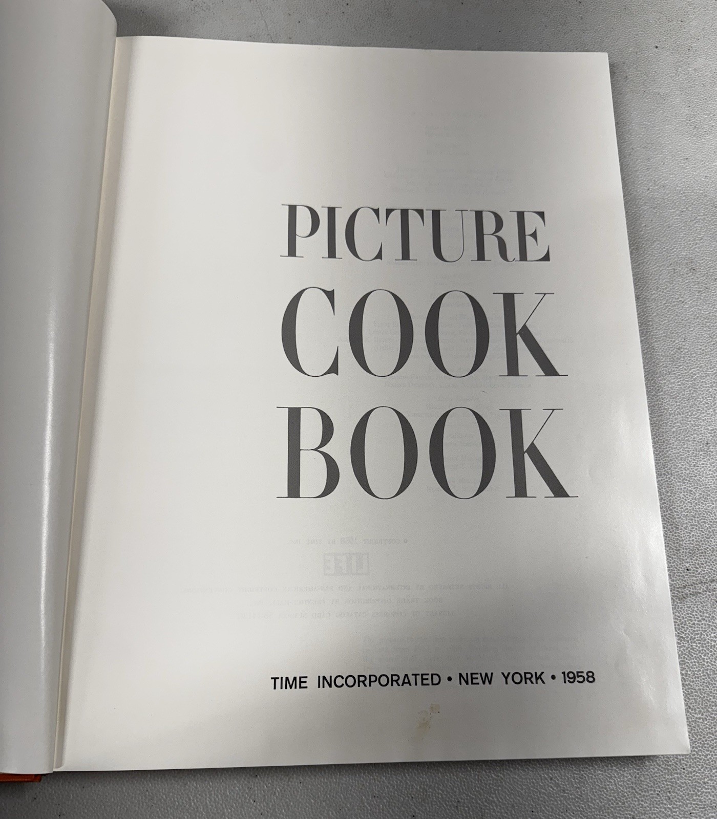 Vintage 1958 LIFE Picture Cookbook Time Incorporated Hardcover