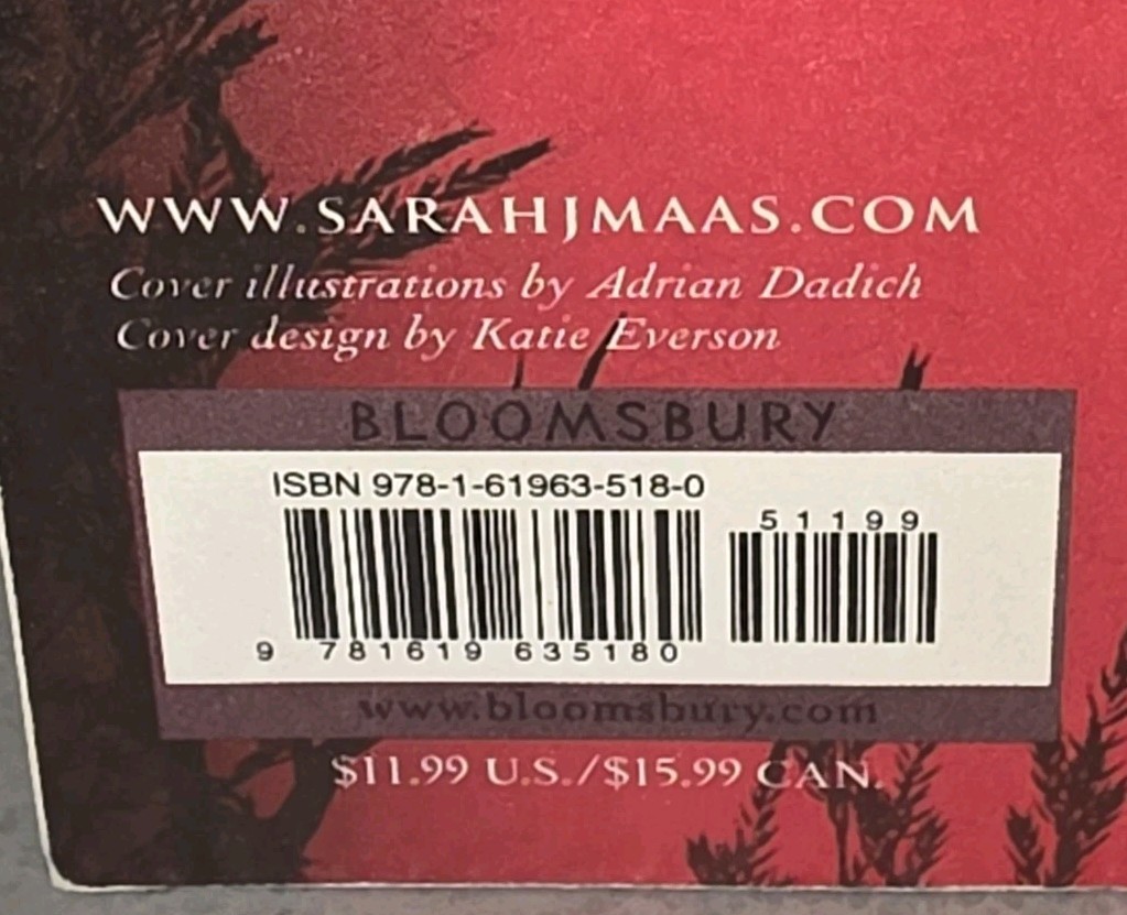 Court of Thorns & Roses by Sarah J. Maas (2016, Original OOP Cover, Paperback)