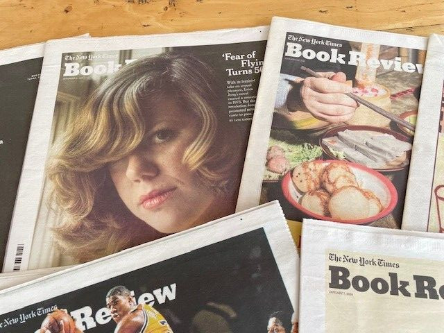 Lot of 13 New York Times Book Review Magazines- Oct 22, 2023 – Feb 4, 2024
