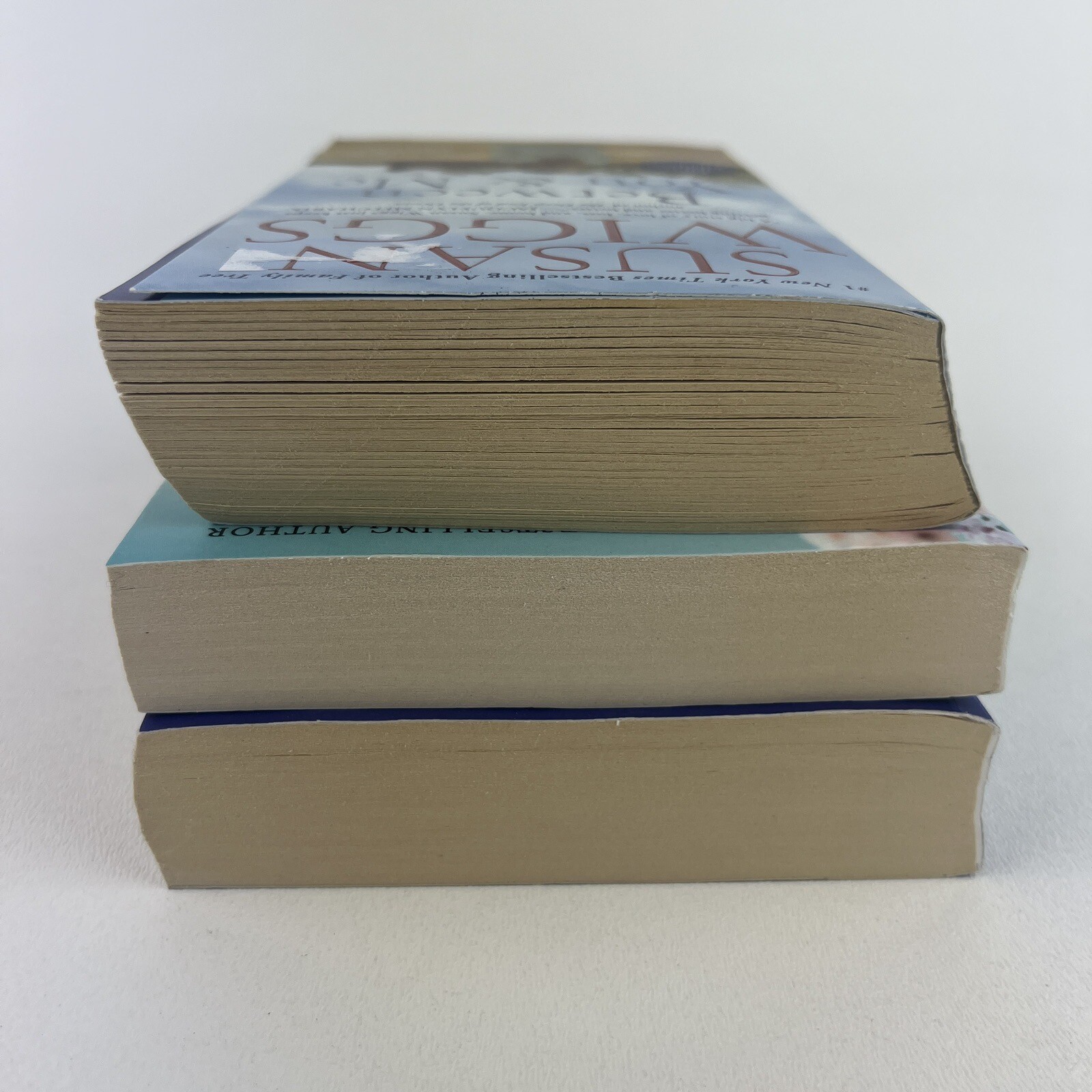 Lot of 3 Susan Wiggs Novels Paperback Variety Romance Books Mixed Lot
