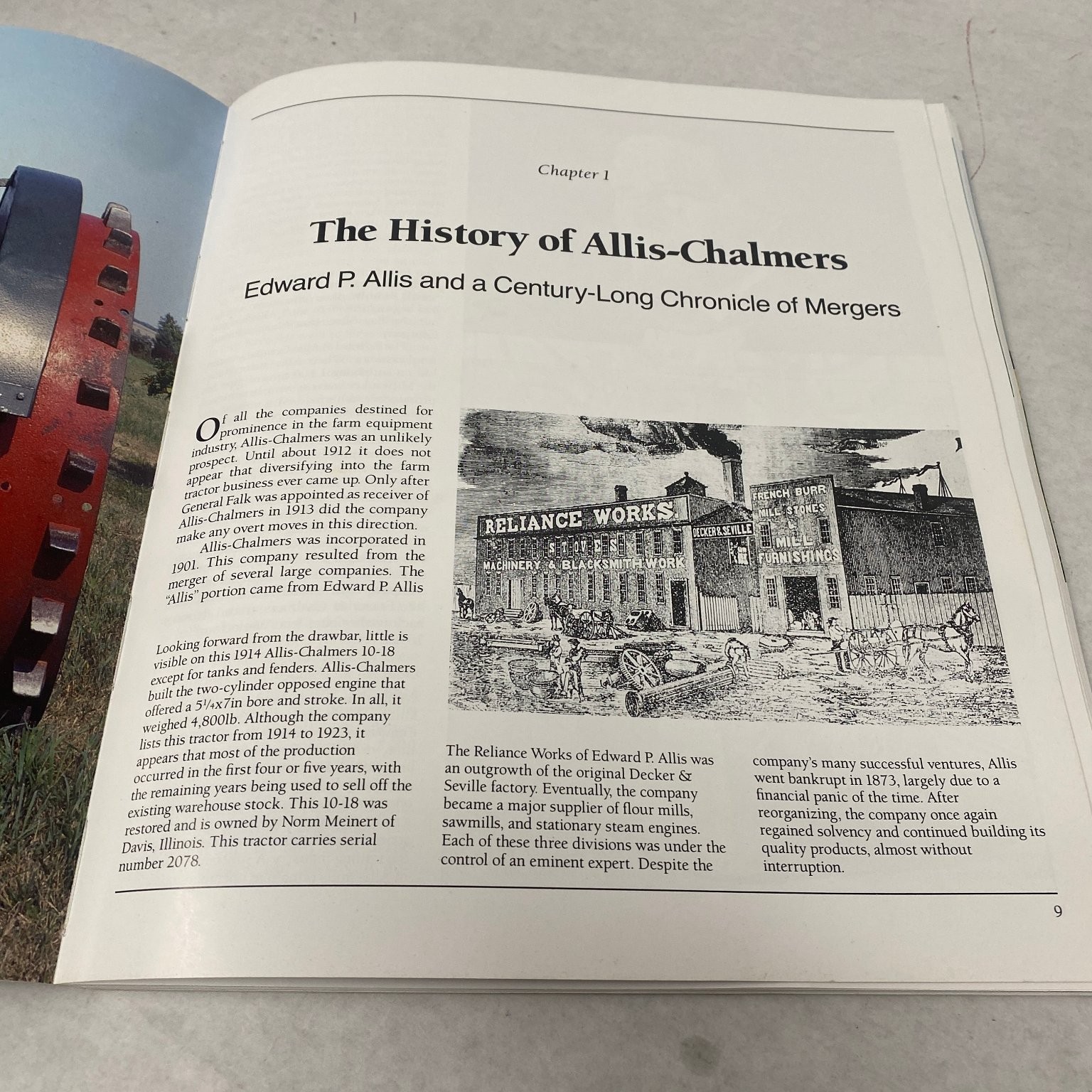 Allis-Chalmers Tractors C. H. Wendel 1992 Farm Tractor Color History Motorbooks