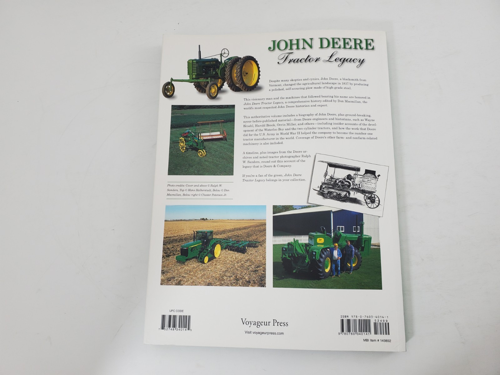 John Deere Tractor Legacy, The Complete Illustrated History Farm Life