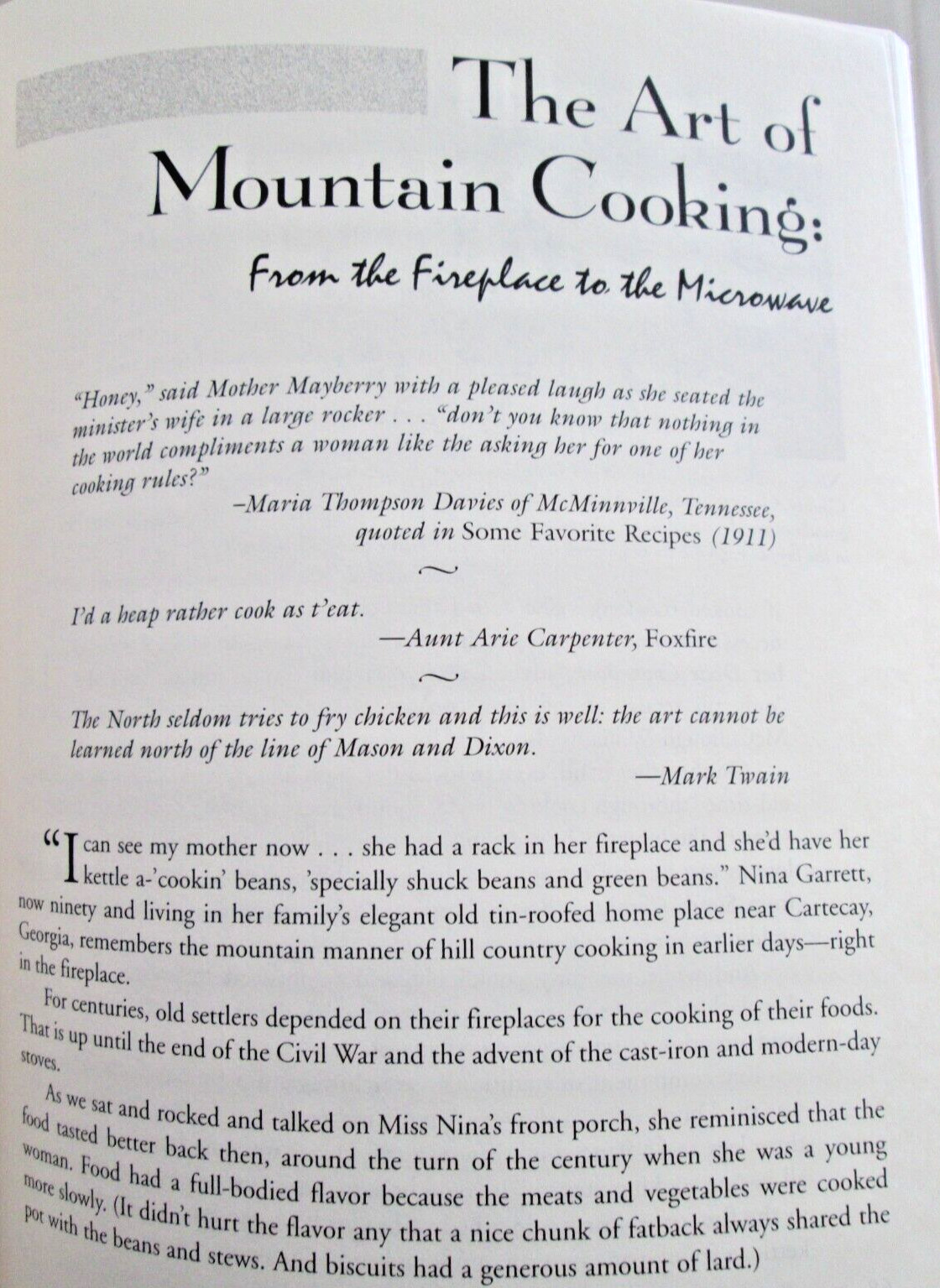 Smokehouse Ham, Spoon Bread, & Scuppernong Wine: So. Appalachian Cooking 1st Ed.